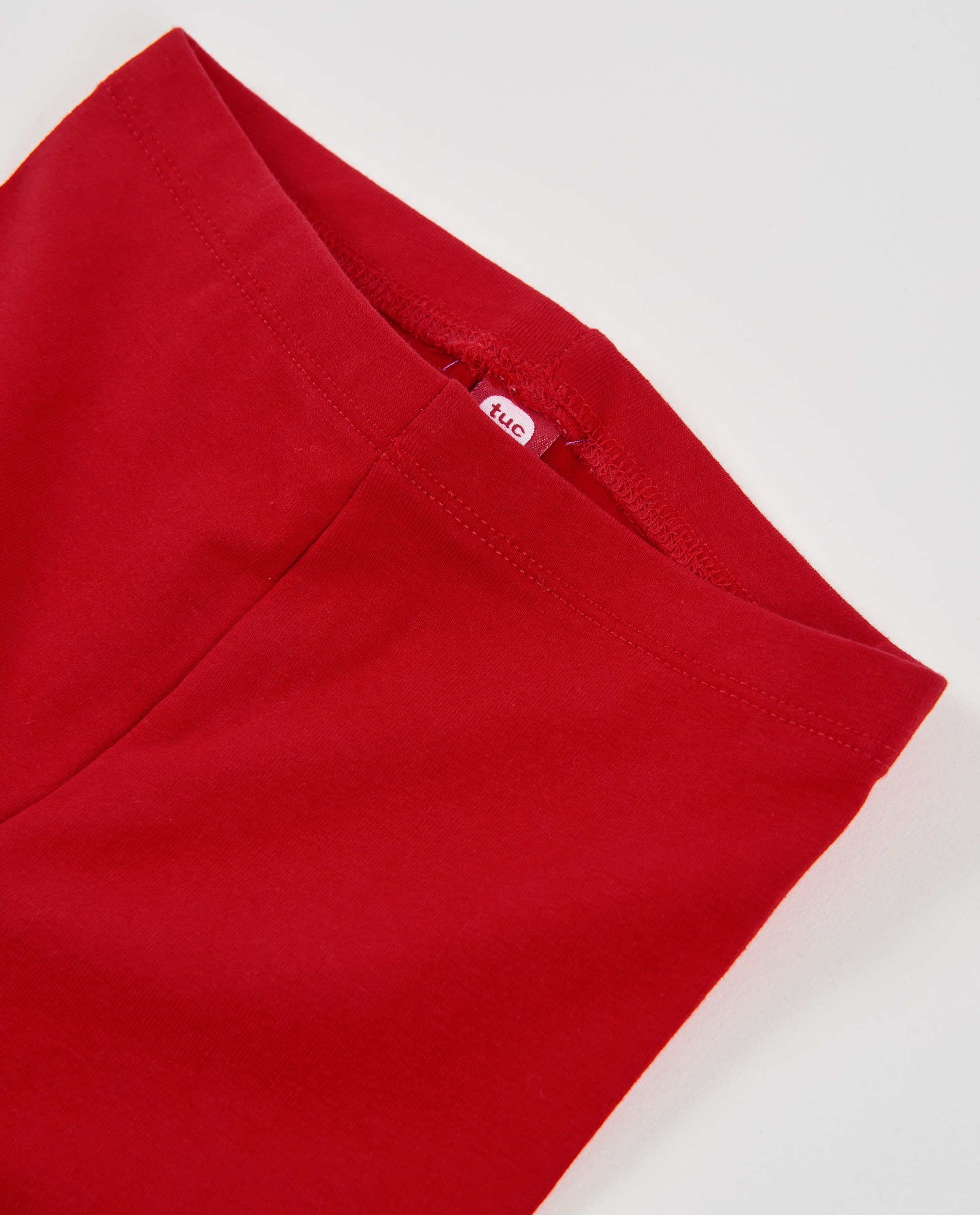 Legging de niña de punto con aplique de seta y tejido elástico - Tuc tuc - Rojo Rojo-4