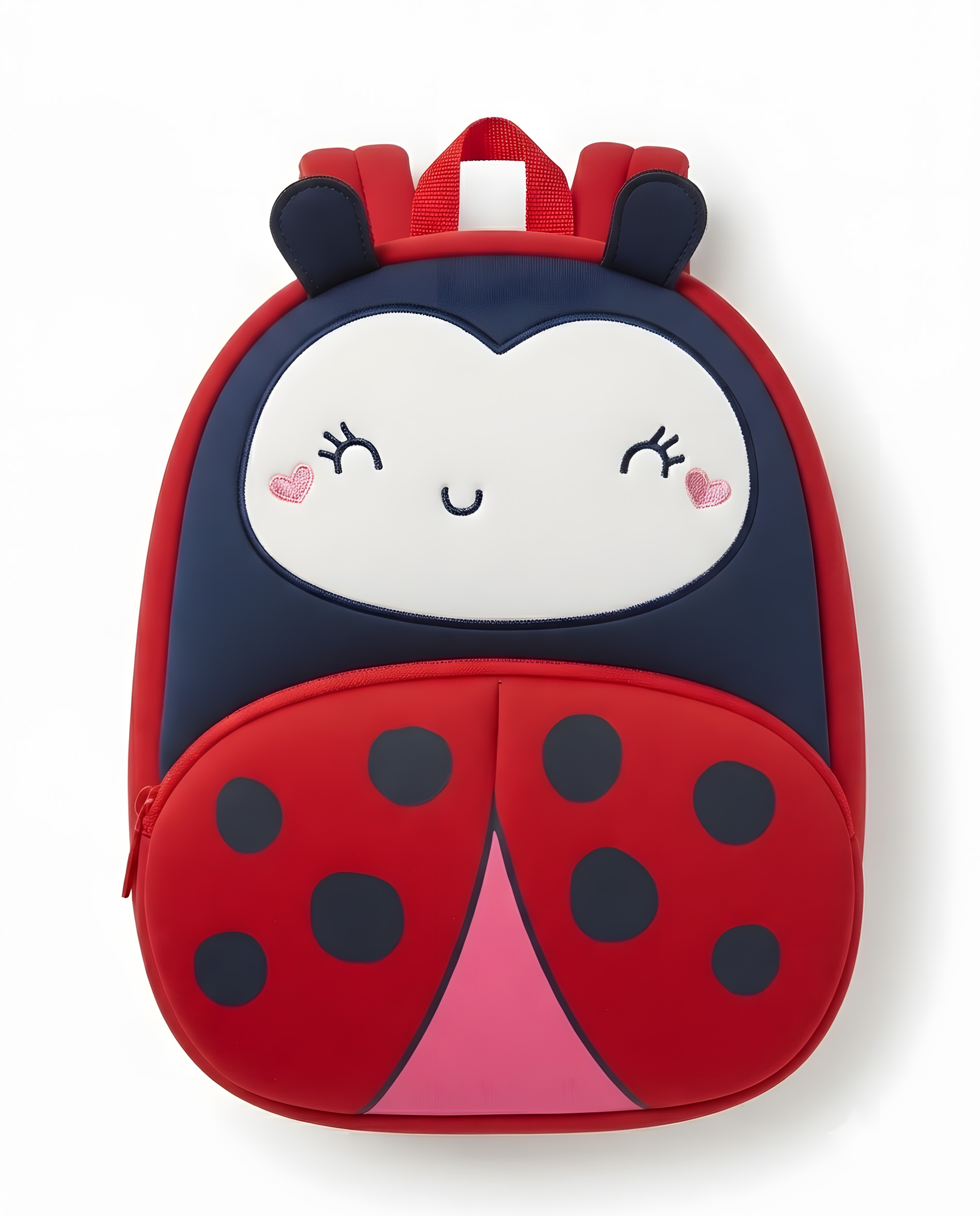 Mochila de niña con diseño de mariquita y materiales resistentes - Tuc tuc - Rojo Rojo-3
