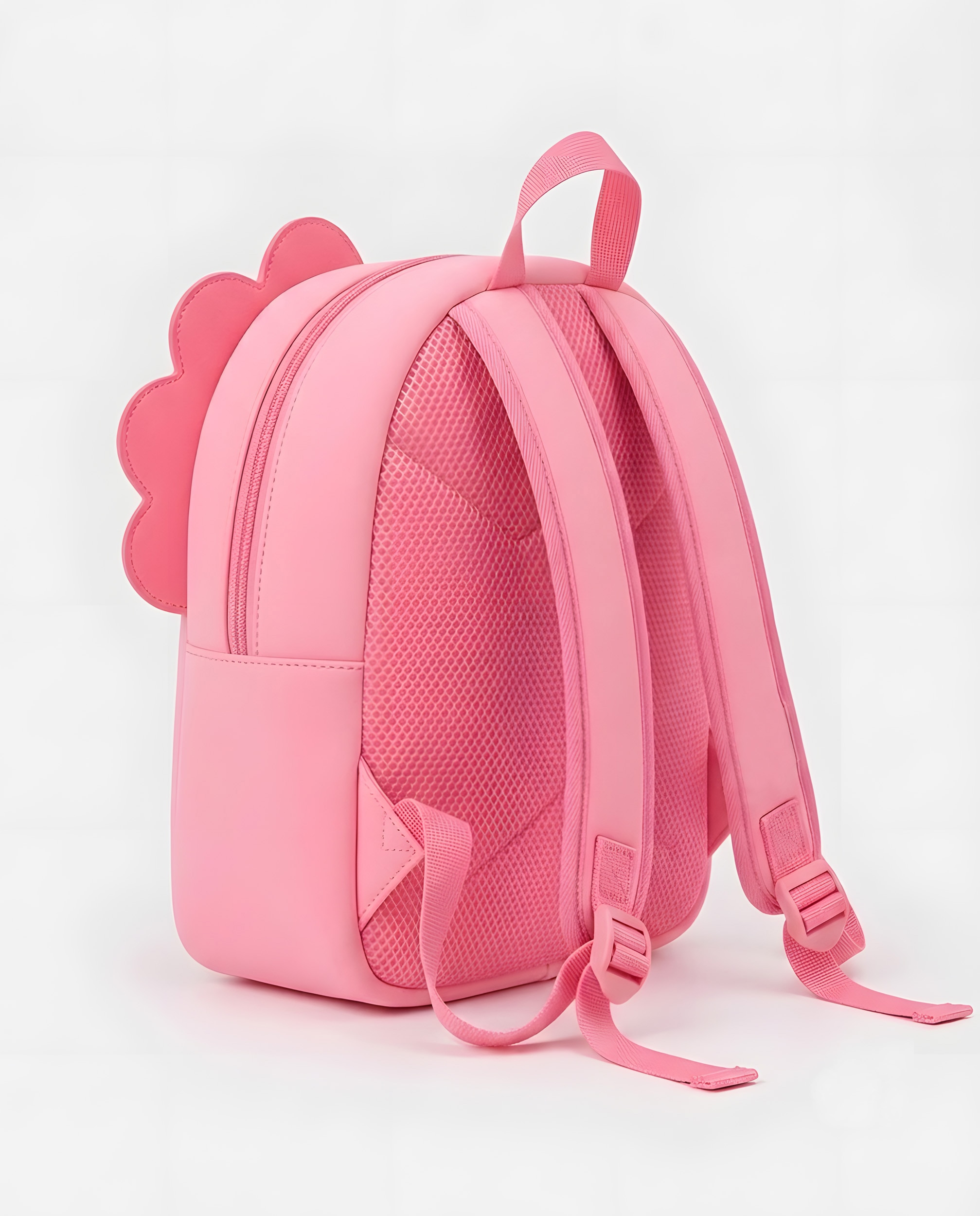 Mochila de niña con diseño divertido y respaldo acolchado - Tuc tuc - Rosa Rosa-5