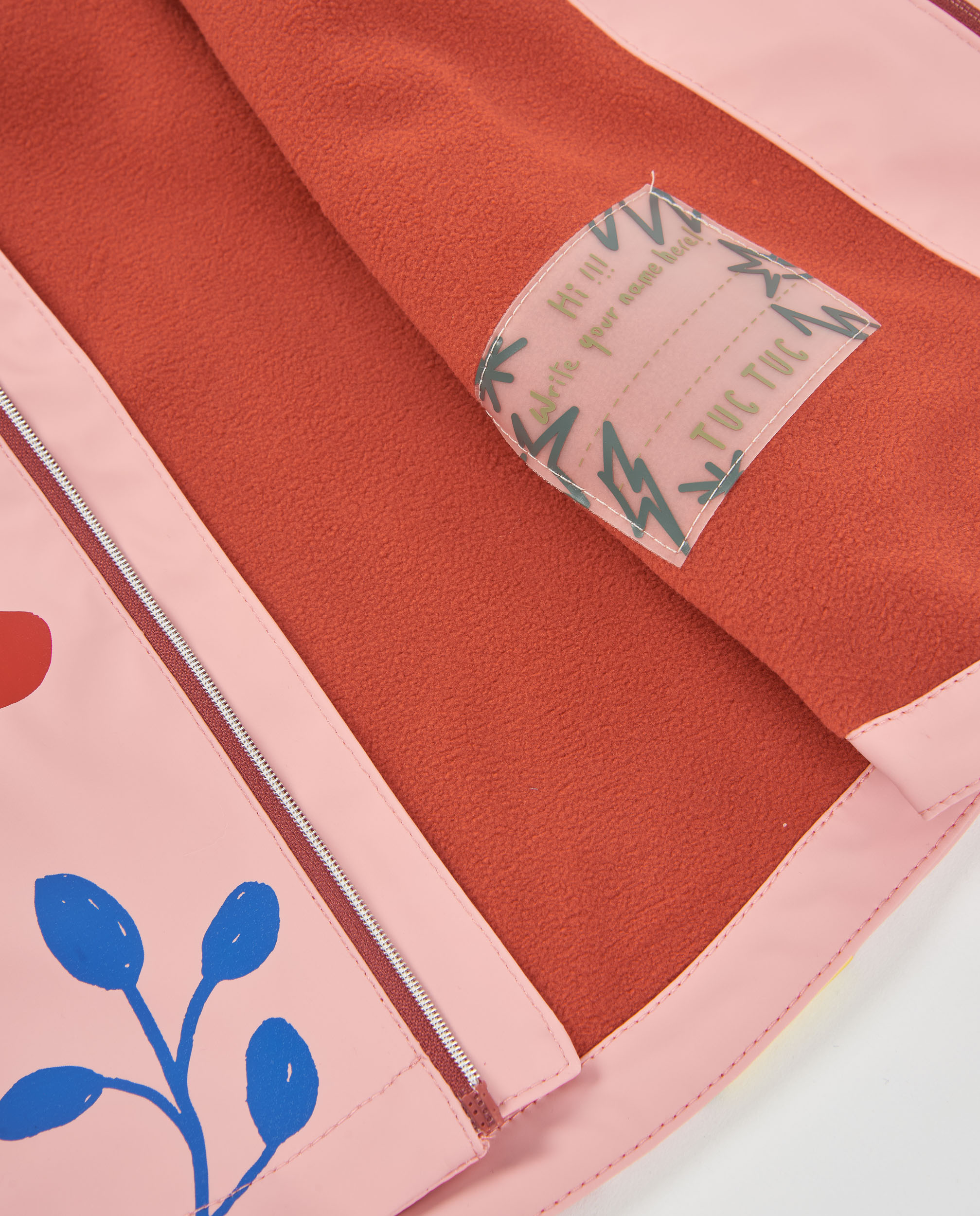 Imagen 6 de Chubasquero de niña con capucha y estampado floral - Tuc tuc - Rosa claro Rosa claro