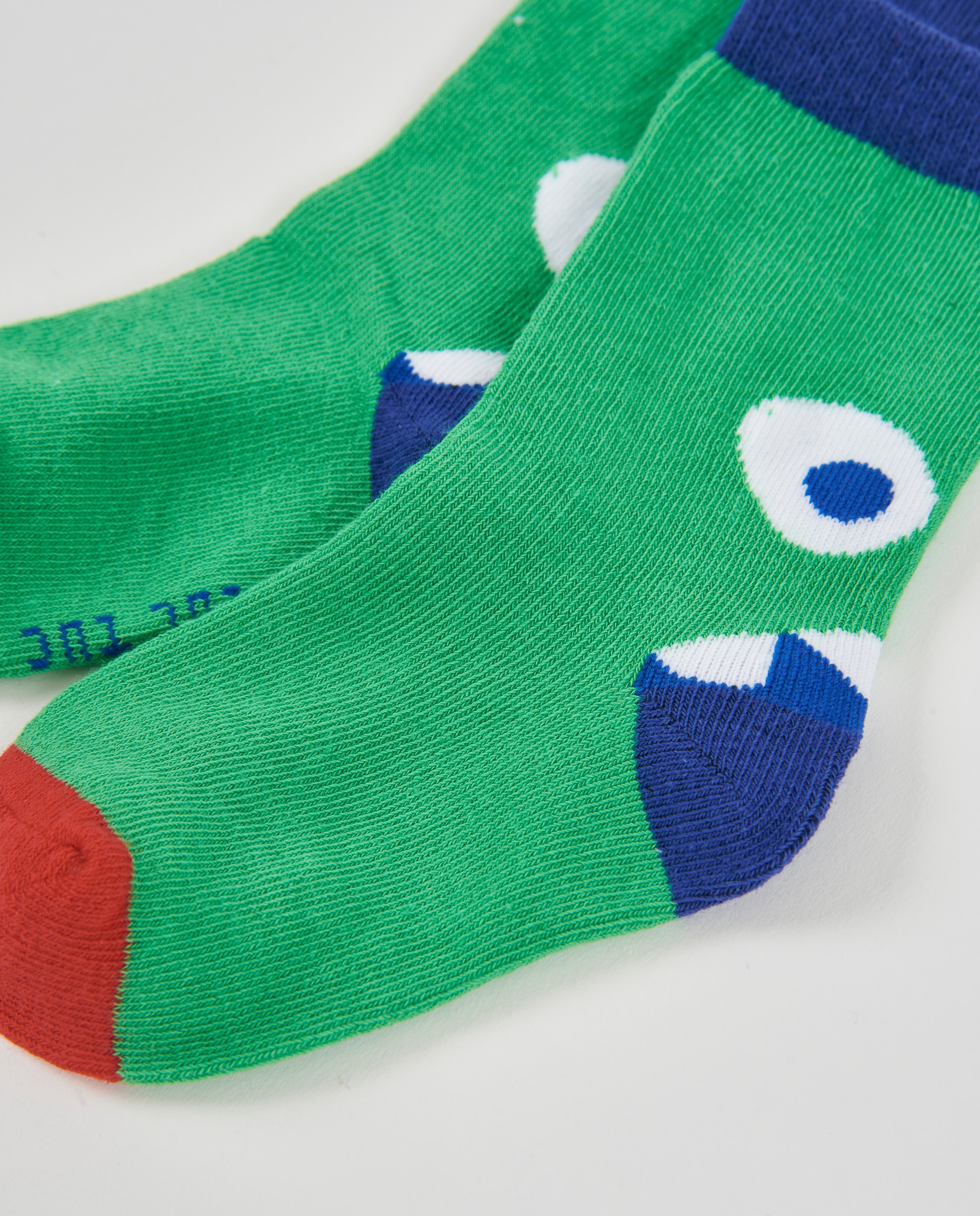 Set de calcetines de niño con estampado de dinosaurios y mezcla de algodón - Tuc tuc - Azul Azul-2