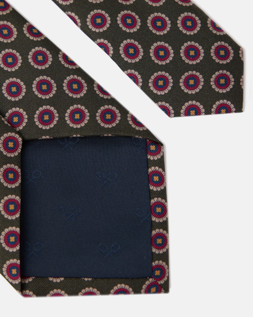 Floral Corbata Floreada Delgada Retro Azul Para Bodas - México