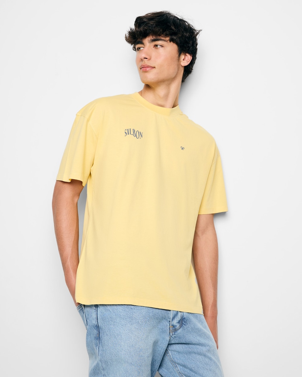 Camiseta de hombre special fit vibes club amarilla · Silbon · El