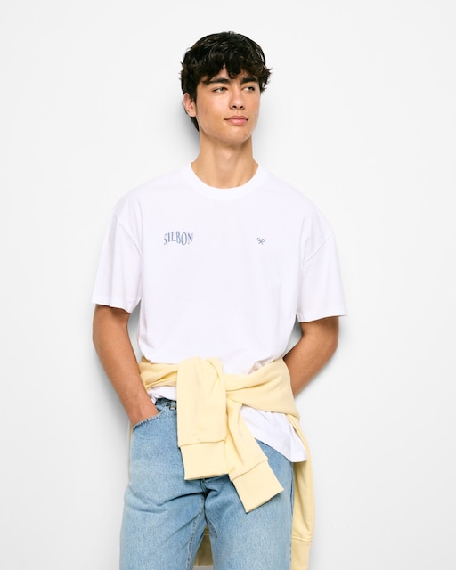 Imagen 0 de Camiseta de hombre special fit vibes club blanca