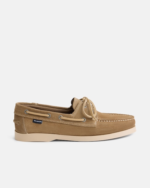 Imagen 0 de Mocasines de ante de hombre con lazo en marrón