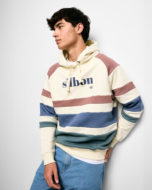 Imagen 0 de Sudadera de hombre special fit capucha rayas