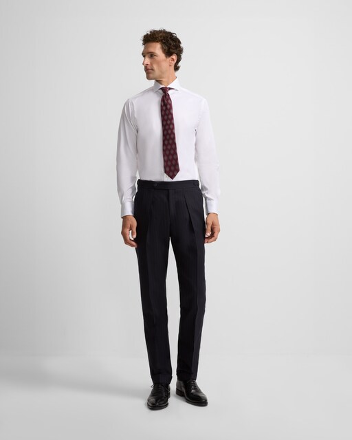 Imagen 0 de Pantalón de hombre traje cruzado raya diplomatica azul marino