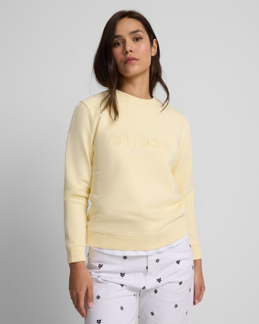 Imagen 0 de Sudadera de mujer con logo frontal bordado