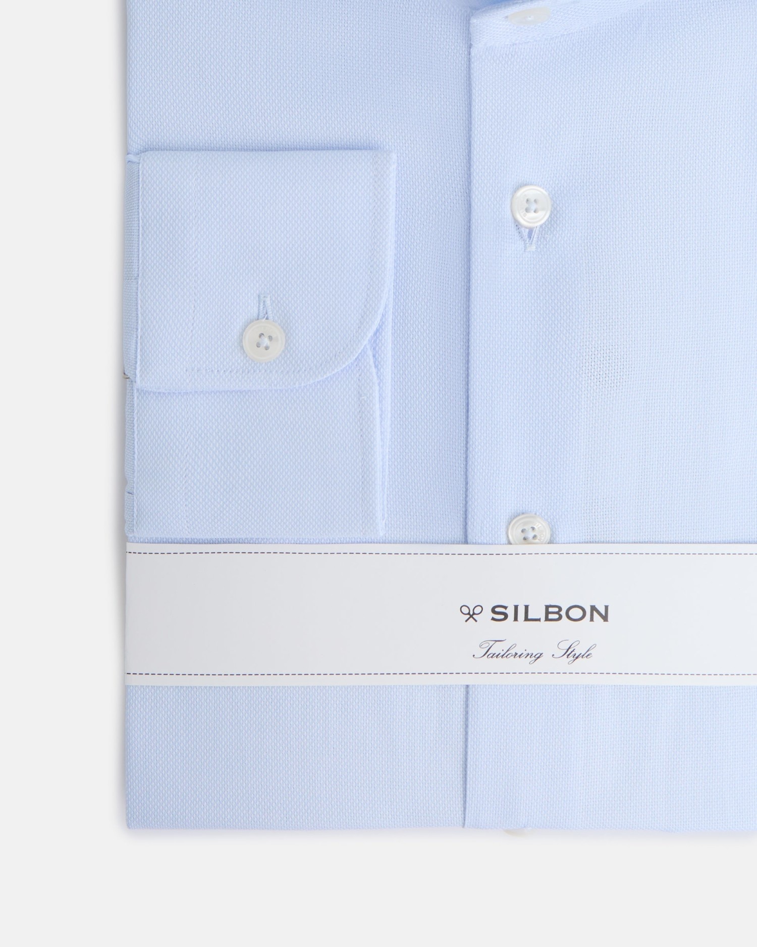 Camisa de vestir de hombre estructura - Silbon - Azul celeste Azul celeste-2
