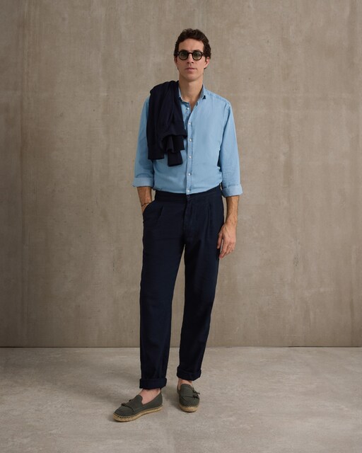 Imagen 0 de Pantalón de hombre unique chino comfort azul marino