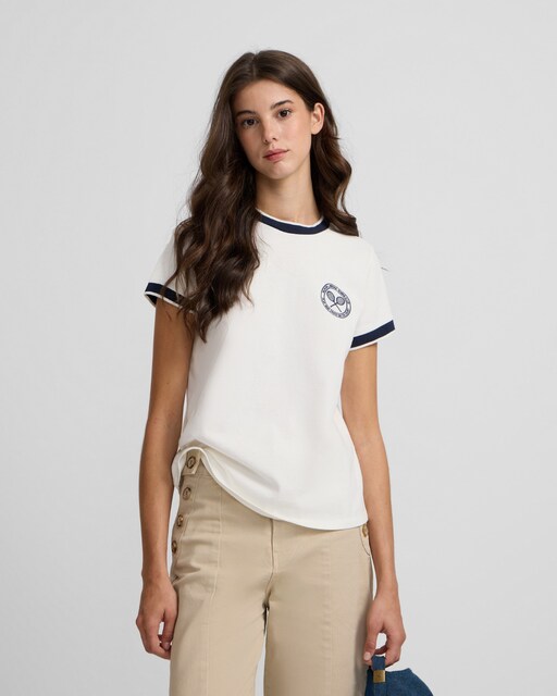 Imagen 0 de Camiseta de mujer varsity
