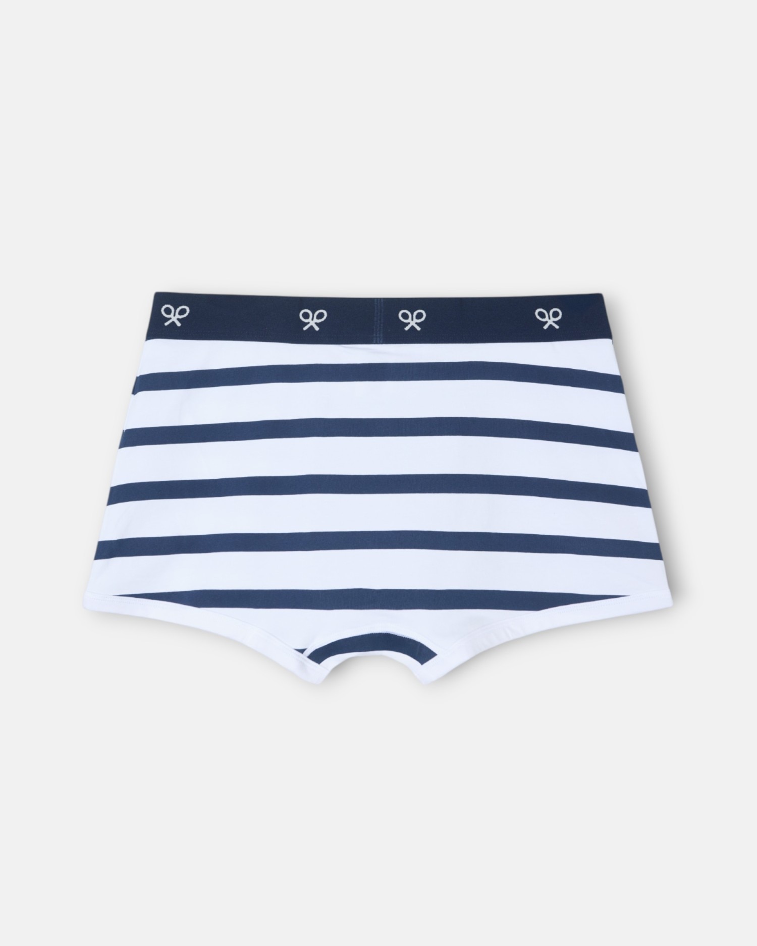 Boxer rayas blanco de punto para hombre - Silbon - Blanco Blanco-3