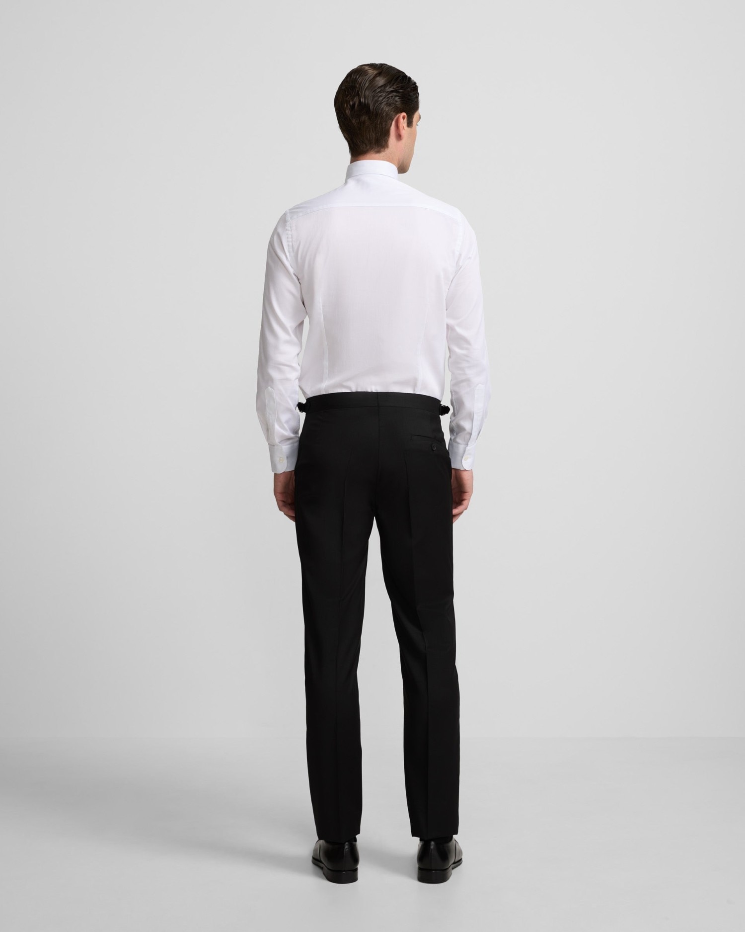 Pantalón de hombre esmoquin cruzado classic - Silbon - Negro Negro-2