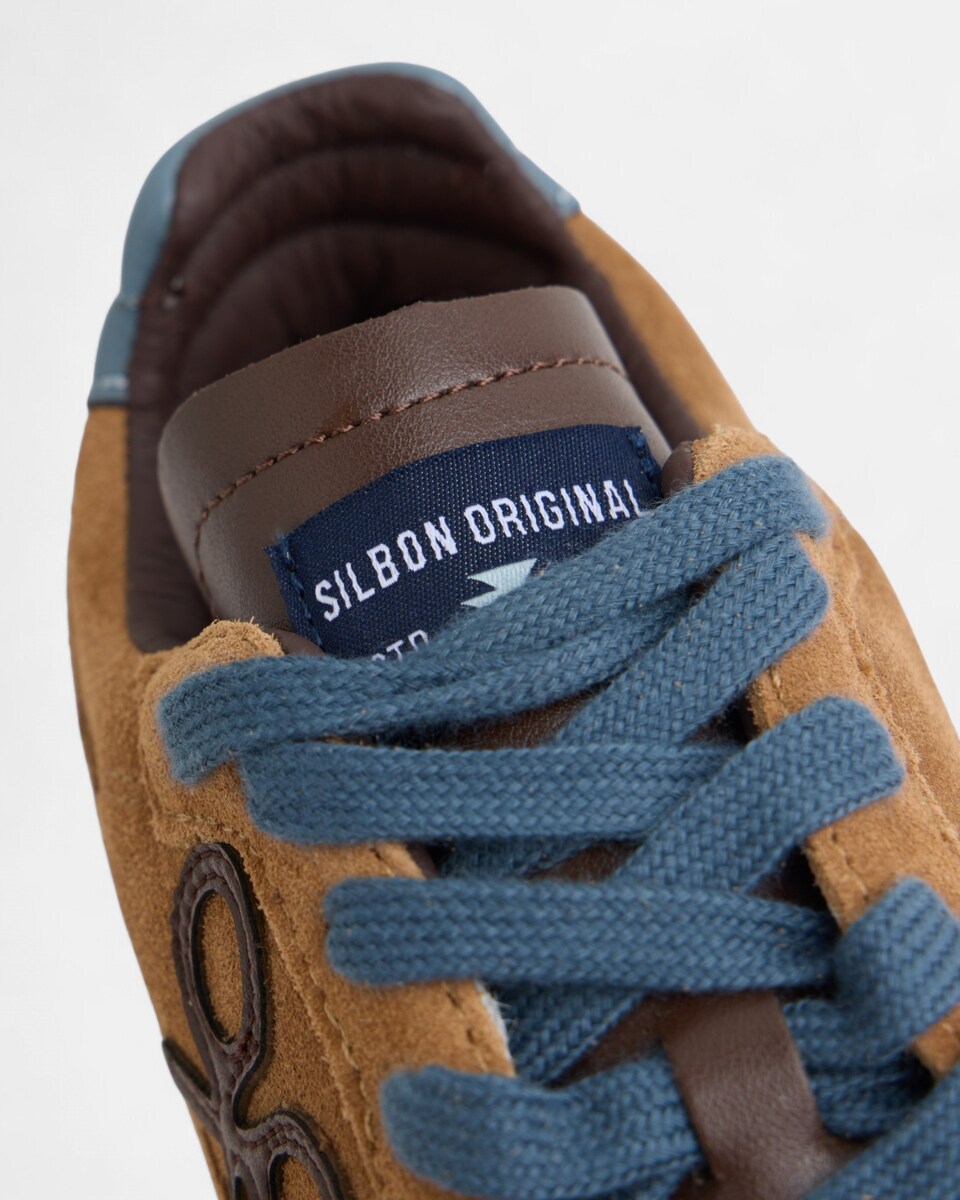 Zapatilla de hombre casual piel mostaza · Silbon · El Corte Inglés