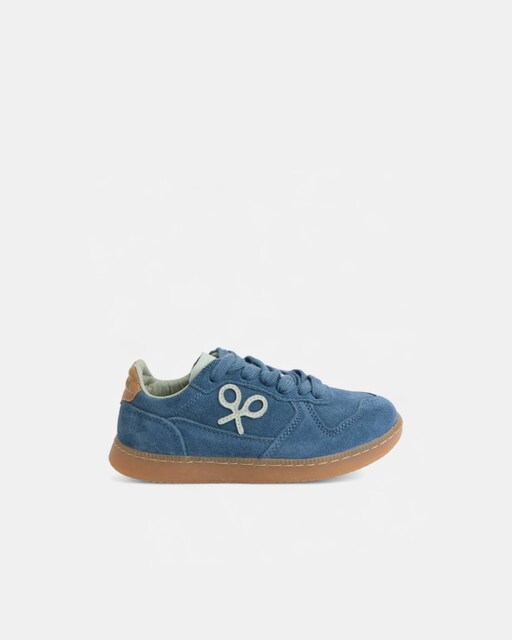 Imagen 0 de Zapatilla de niño casual piel azul