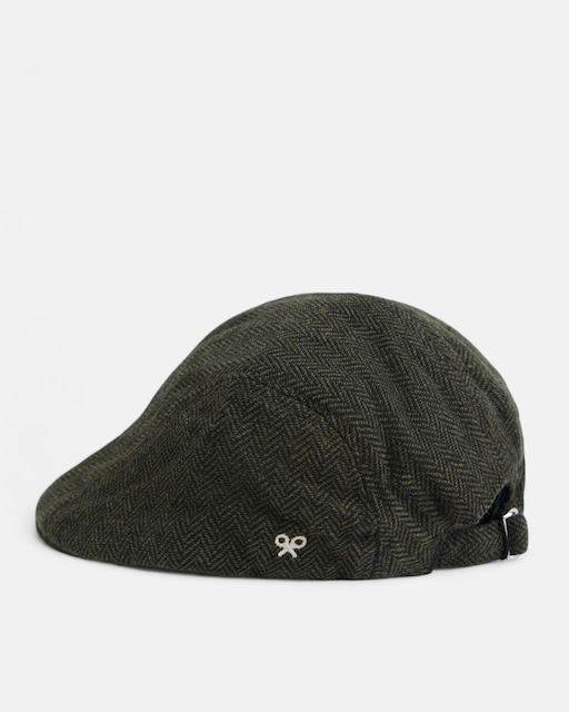 Imagen 0 de Gorra inglesa de hombre SILBON clásica espiga verde