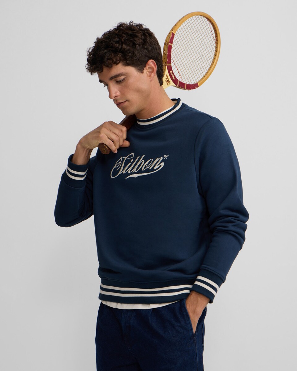 Sudadera de hombre retro lettering · Silbon · El Corte Inglés