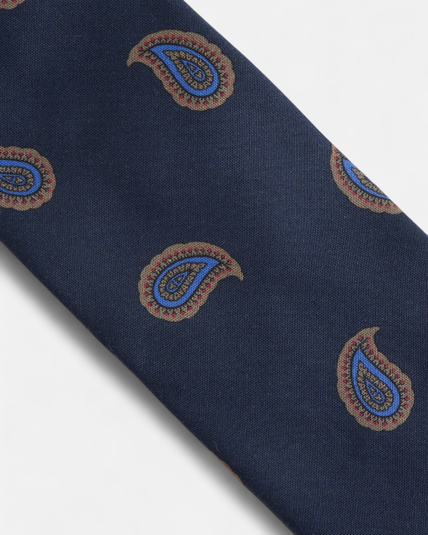 Corbata de hombre amebas - Silbon - Azul marino Azul marino-2