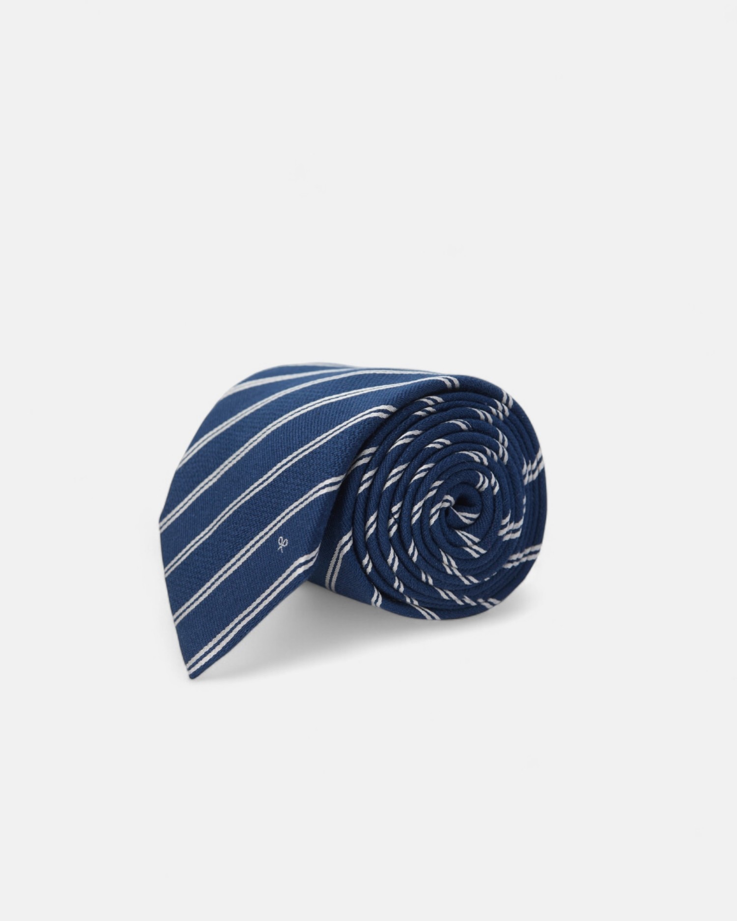 Imagen 0 de Corbata seda rayas Azul marino