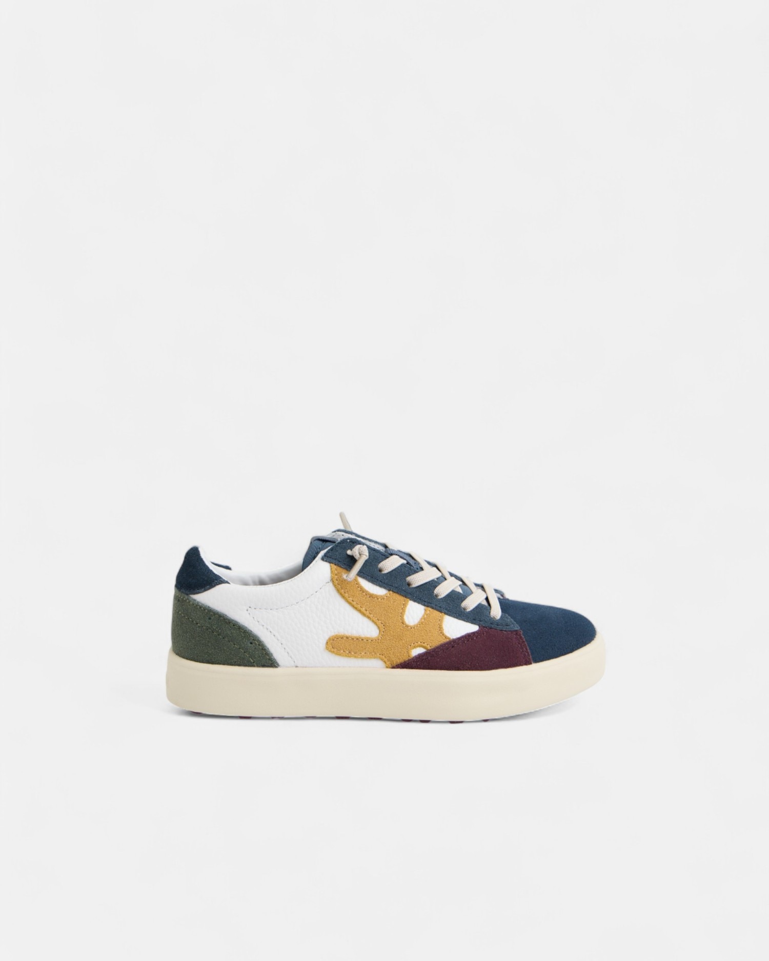 Imagen 0 de Zapatillas de piel classy09 cordones Multicolor