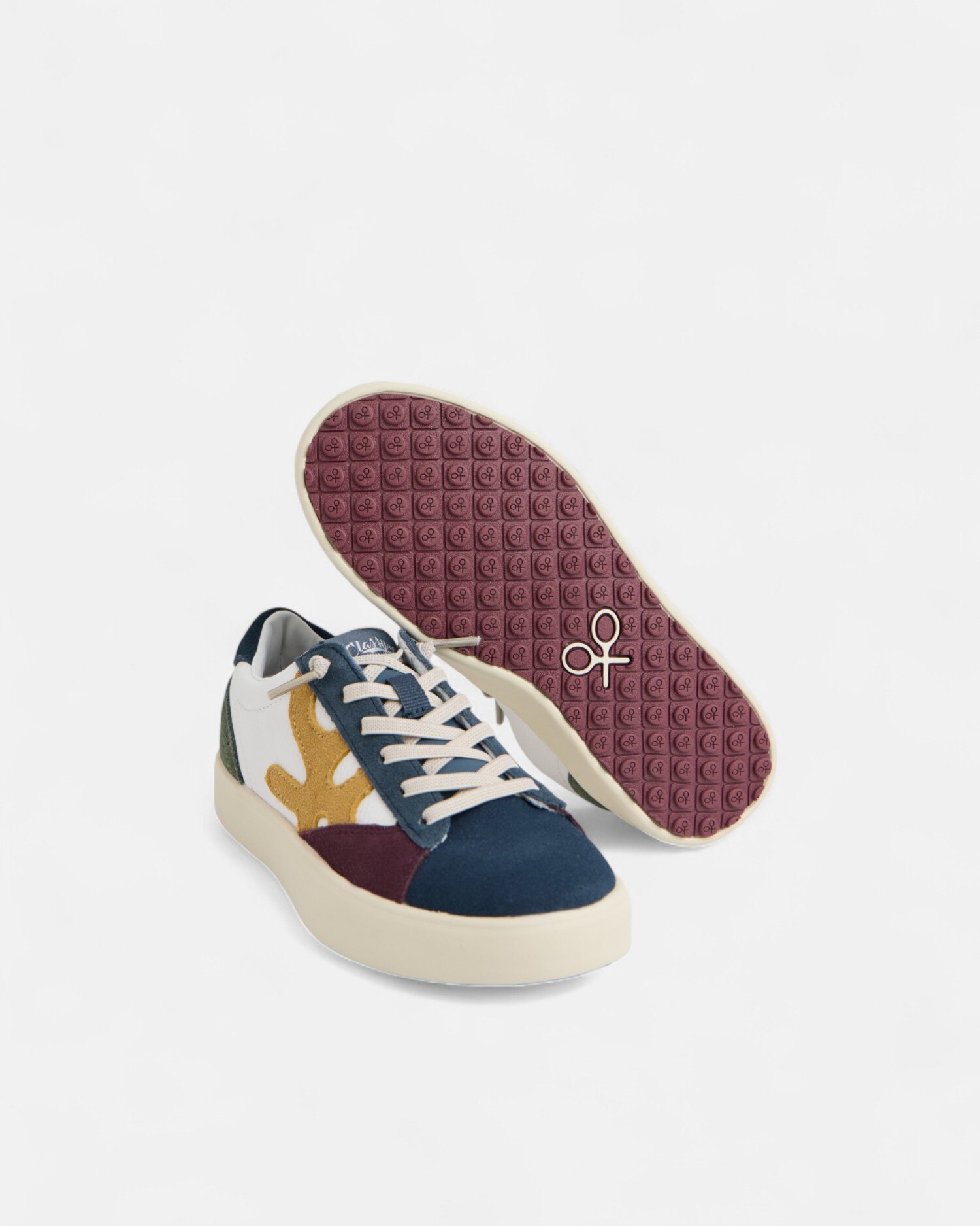 Zapatillas de piel classy09 cordones - Silbon - Multicolor Multicolor-2