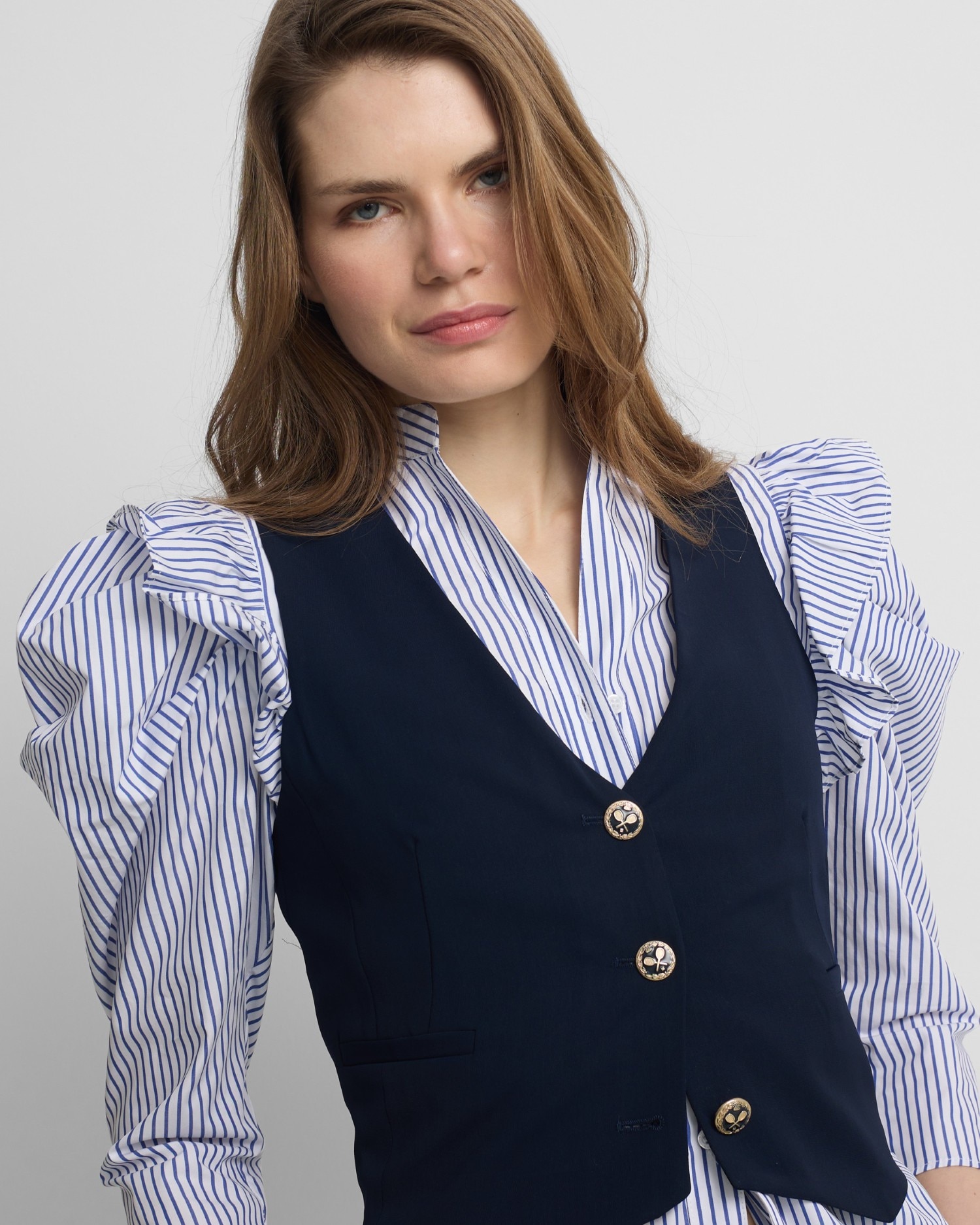Chaleco woman clasico - Silbon - Azul marino Azul marino-3