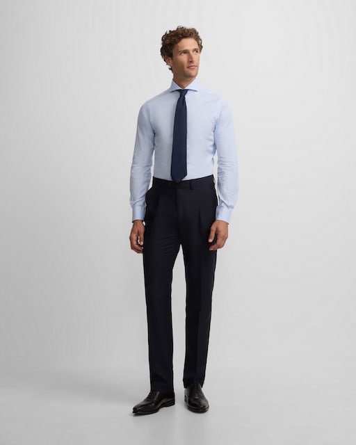 Imagen 0 de Pantalón de traje de hombre cruzado stretch navy
