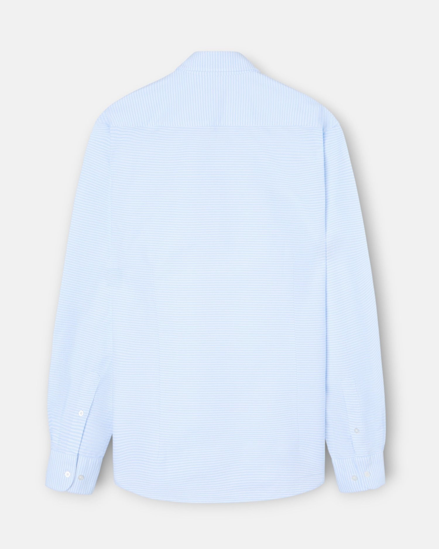 Camisa de hombre sport oxford rayas horizontales - Silbon - Azul celeste Azul celeste-4