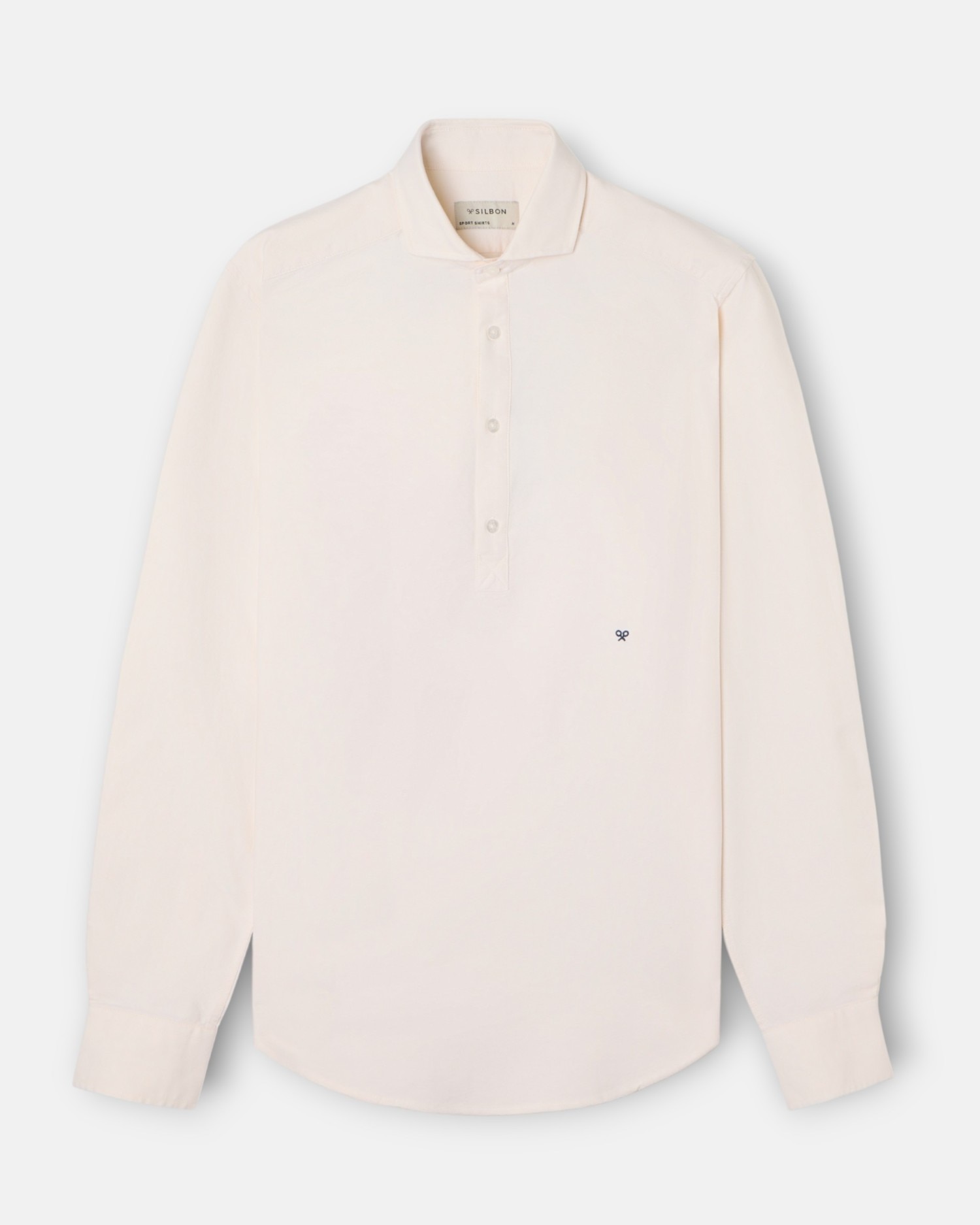 Camisa polera de hombre sport oxford - Silbon - Amarillo Amarillo-5