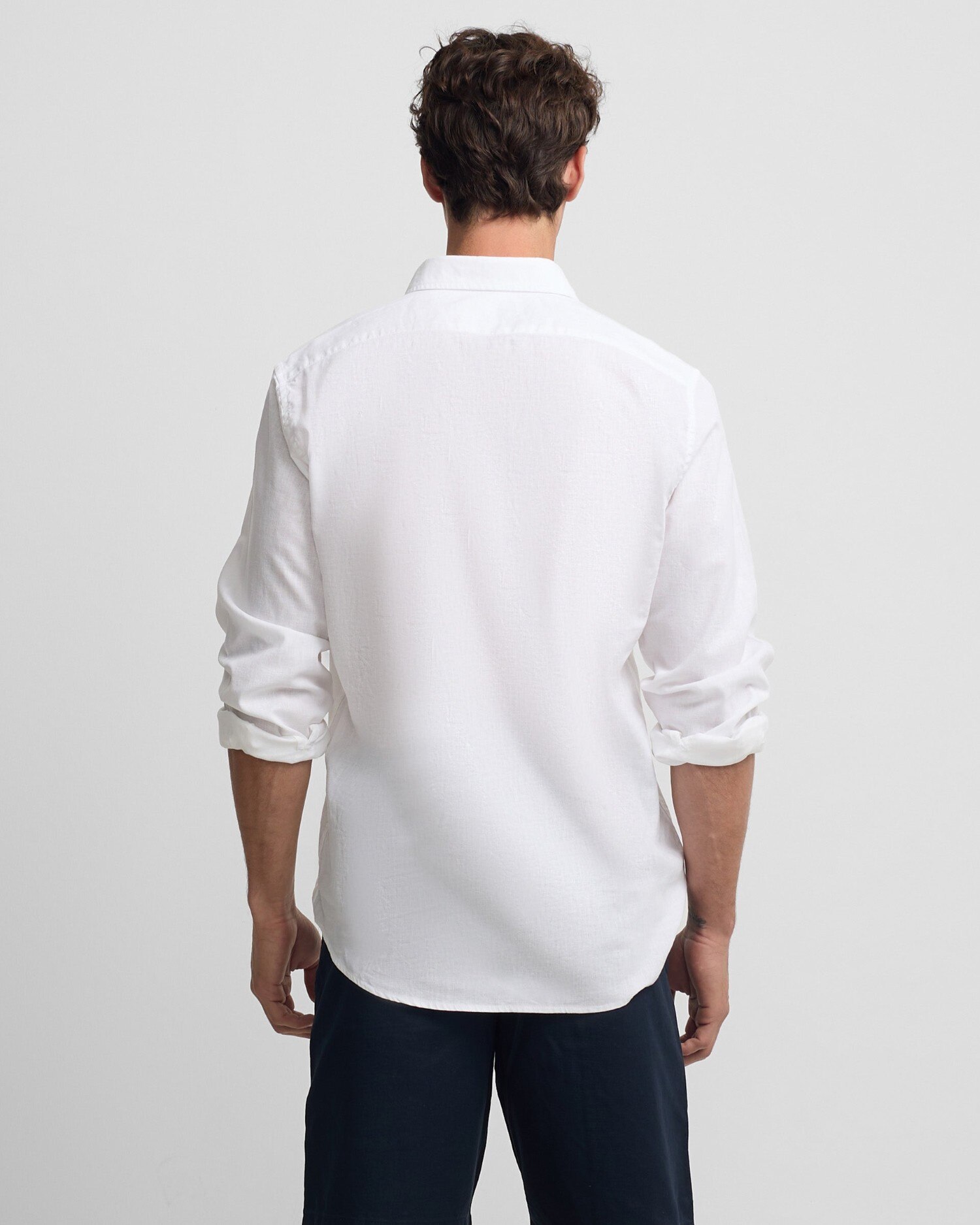 Polera sport lino blanca - Silbon - Blanco Blanco-2