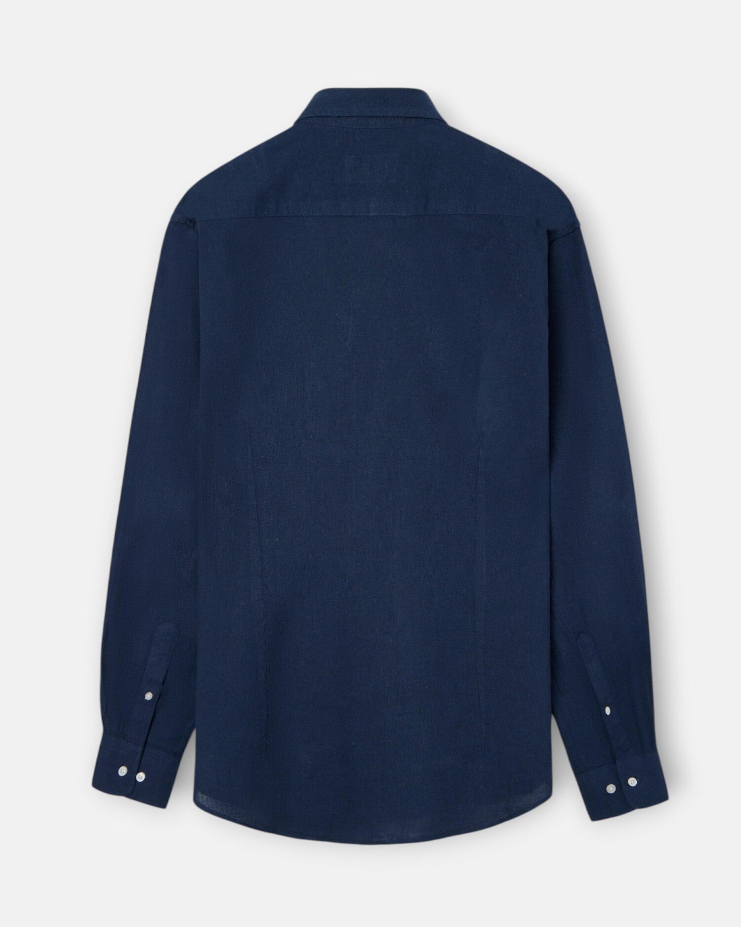 Camisa sport lino de hombre - Silbon - Azul marino Azul marino-4