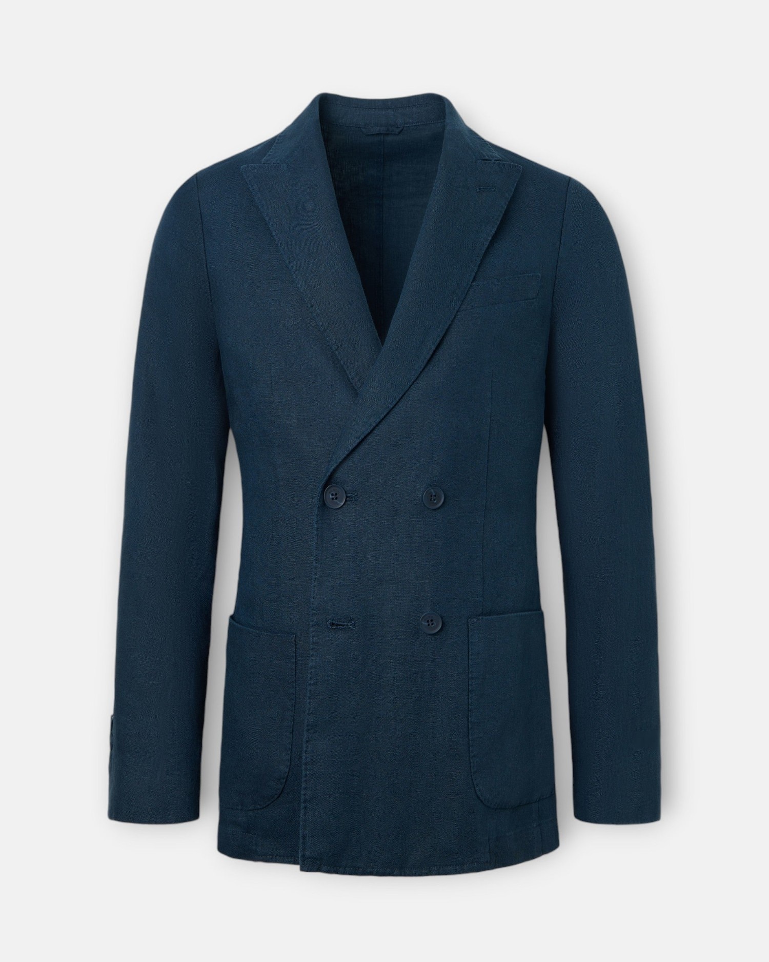 Americana cruzada comfort de hombre - Silbon - Azul marino Azul marino-5