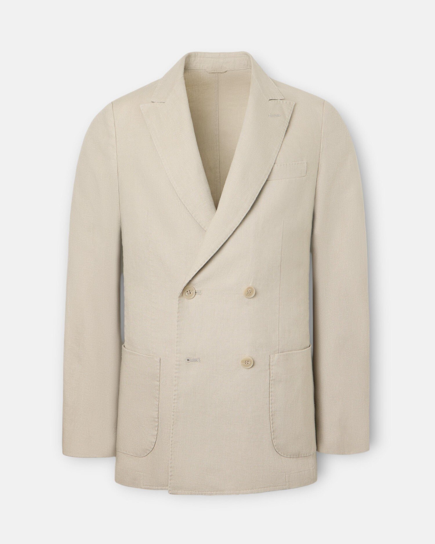 Americana cruzada comfort de hombre - Silbon - Beige Beige-5