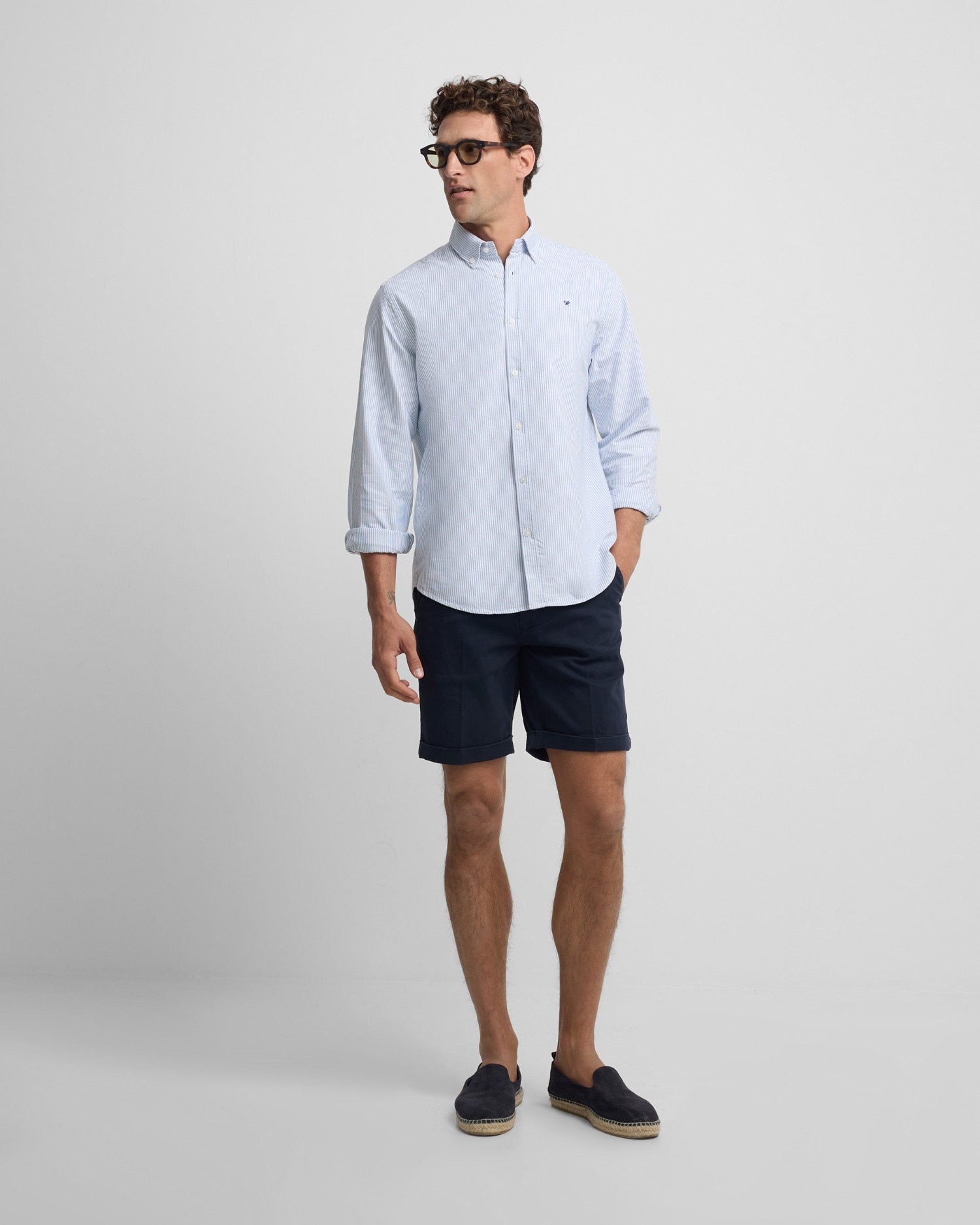Bermuda de hombre clasica - Silbon - Azul marino Azul marino-1