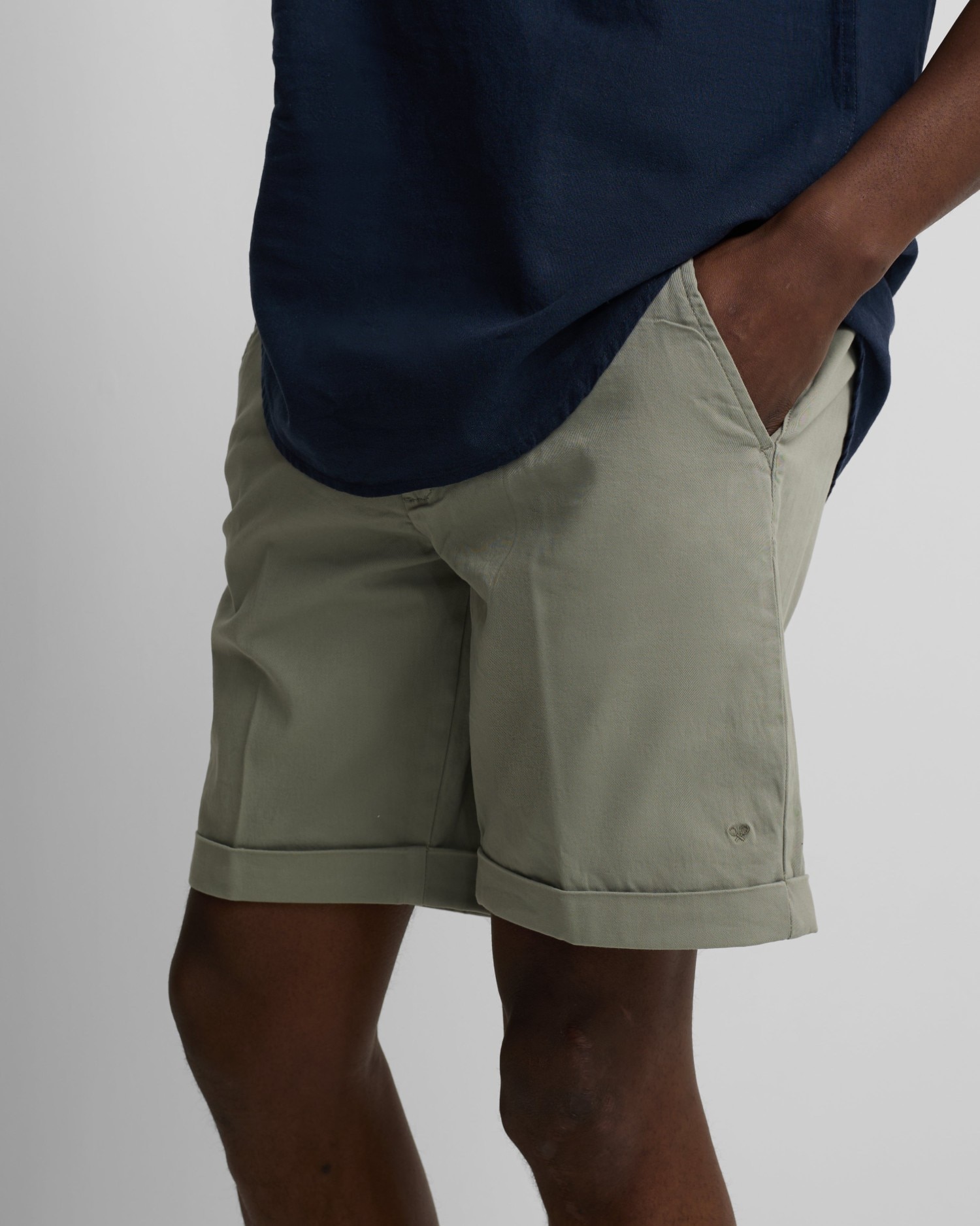 Bermuda de hombre clasica - Silbon - Verde Verde-3