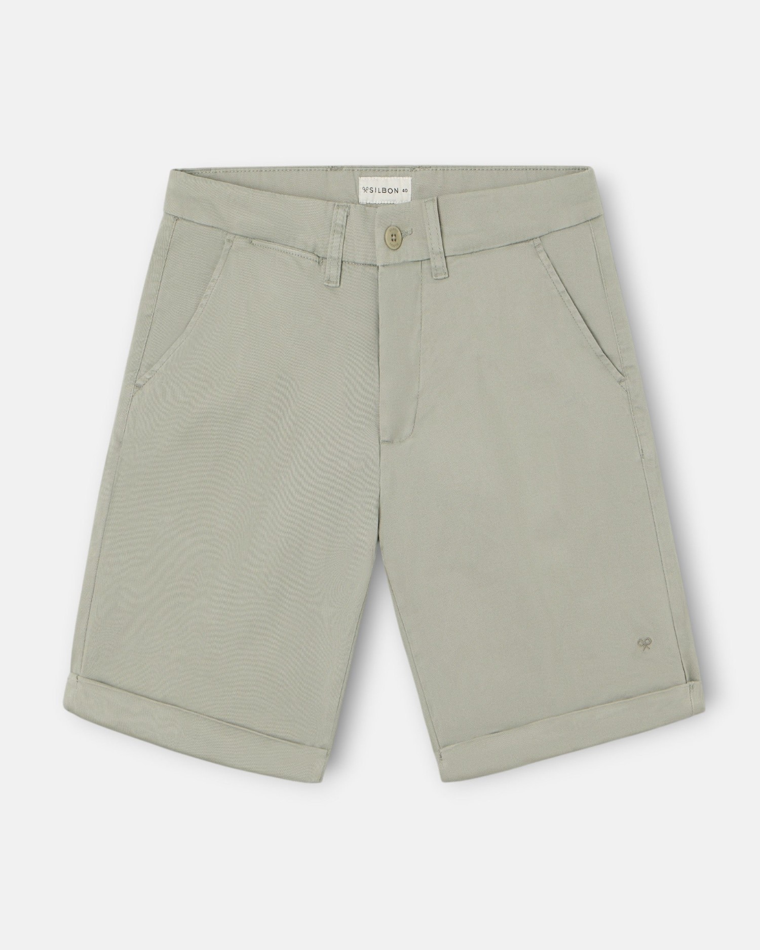 Bermuda de hombre clasica - Silbon - Verde Verde-5