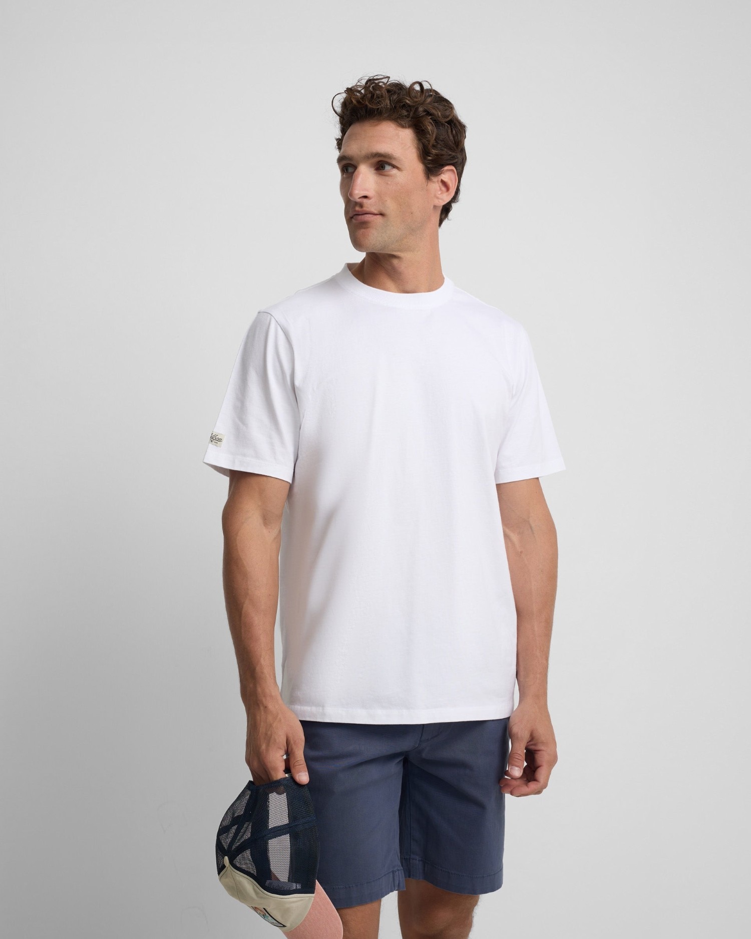Silbon - Camiseta clásica etiqueta de hombre.