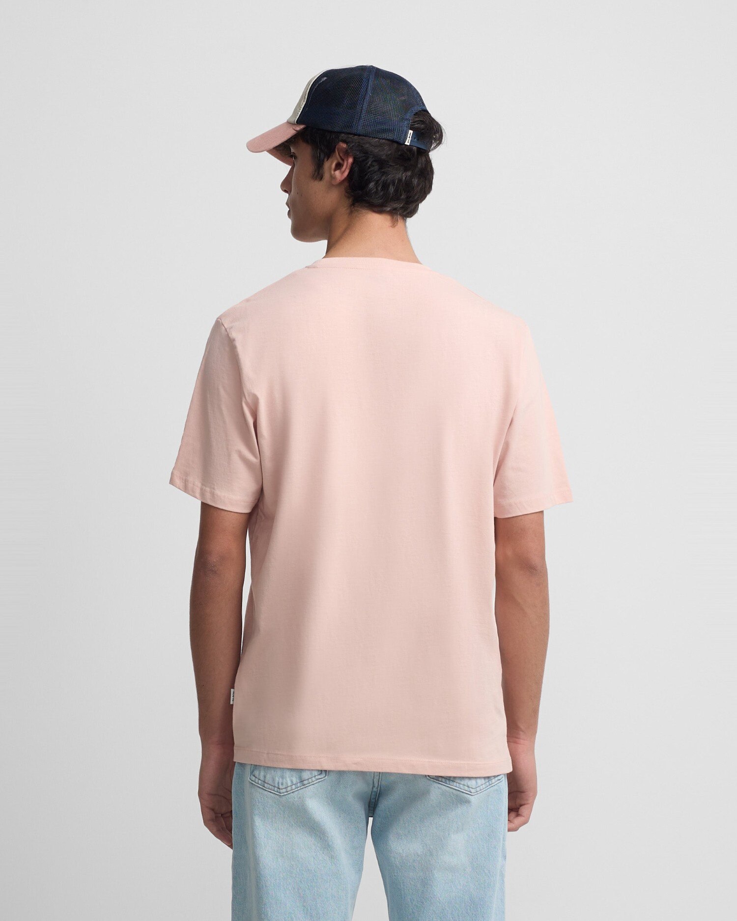 Camiseta minilogo rosa para hombre - Silbon - Rosa claro Rosa claro-2