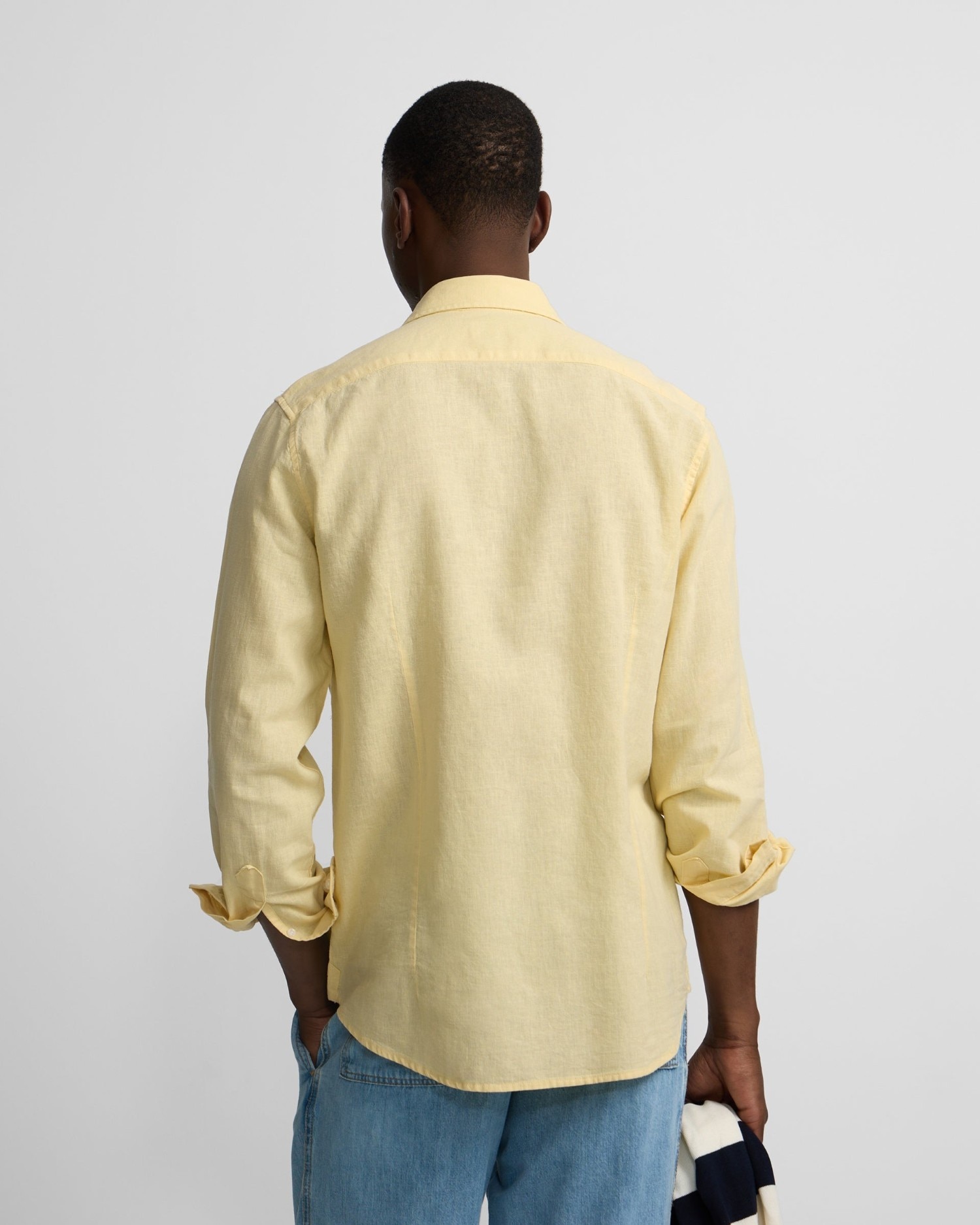 Camisa sport summer lino de hombre - Silbon - Amarillo Amarillo-2