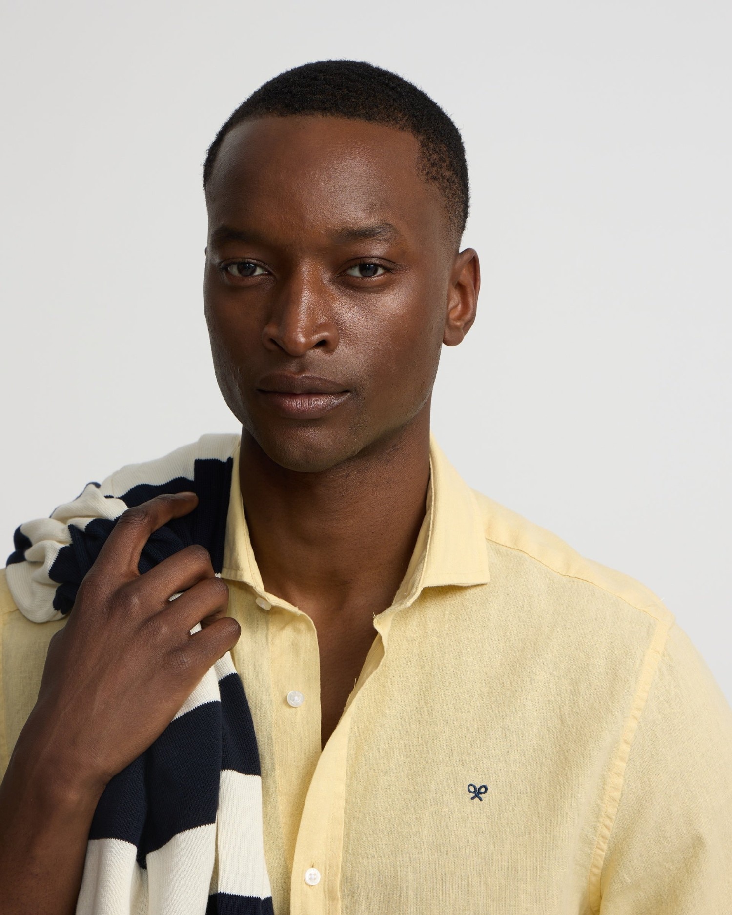 Camisa sport summer lino de hombre - Silbon - Amarillo Amarillo-3