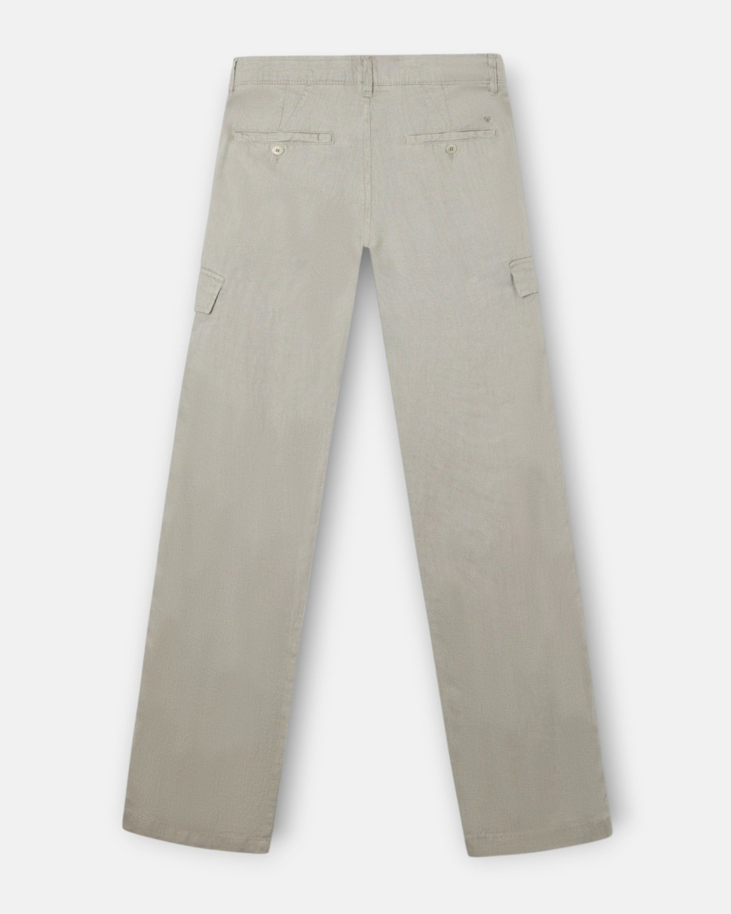 Pantalón sport cargo lino de hombre - Silbon - Verde Verde-2