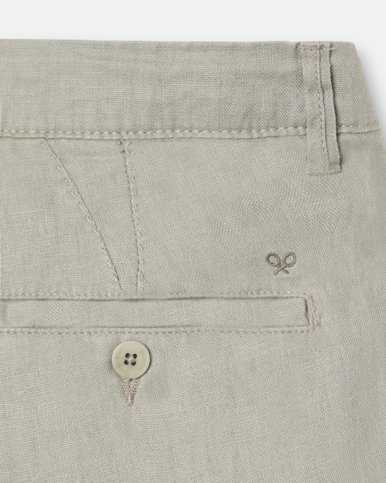 Pantalón sport cargo lino de hombre - Silbon - Verde Verde-4