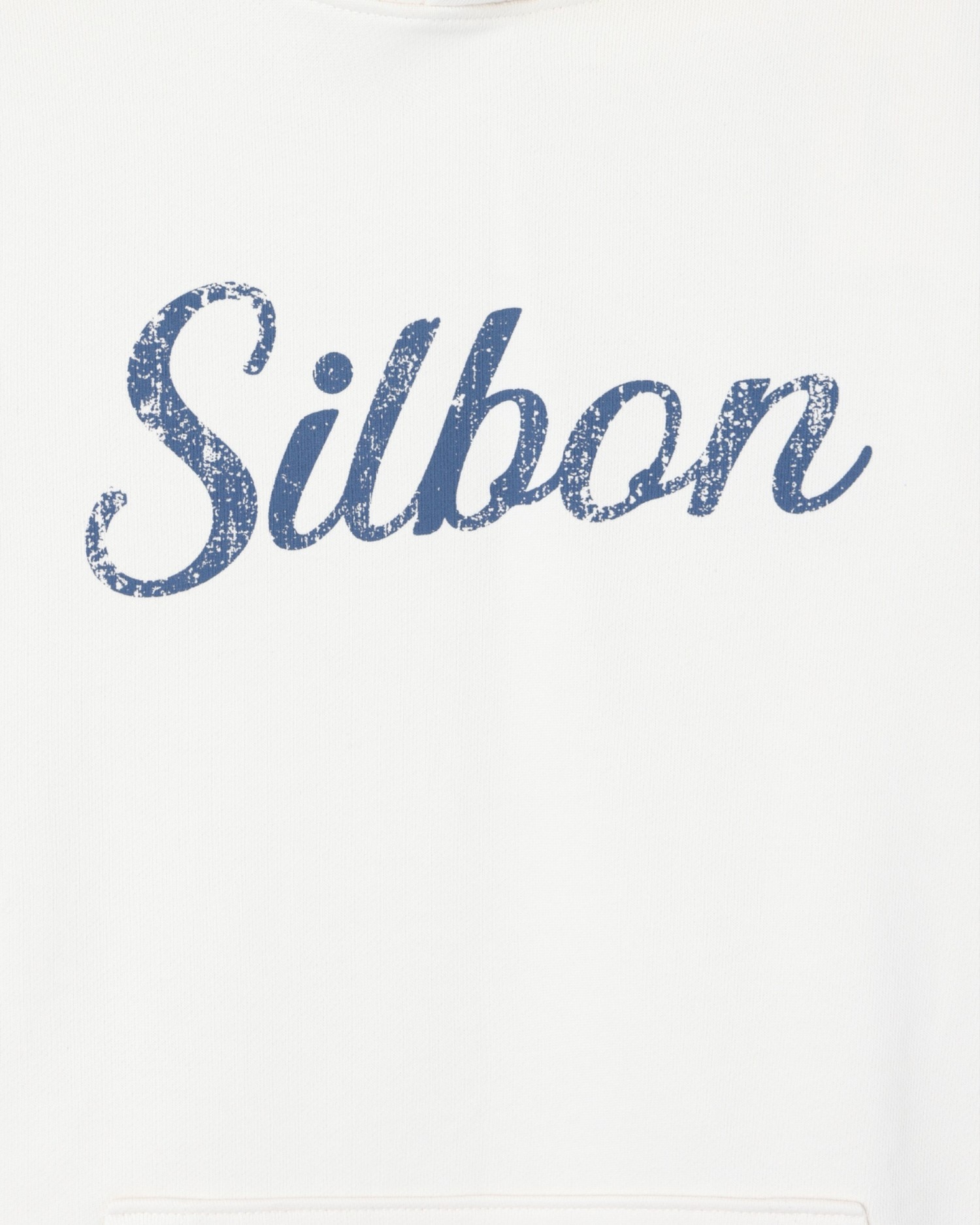 Sudaderade hombre capucha vintage - Silbon - Crema Crema-2