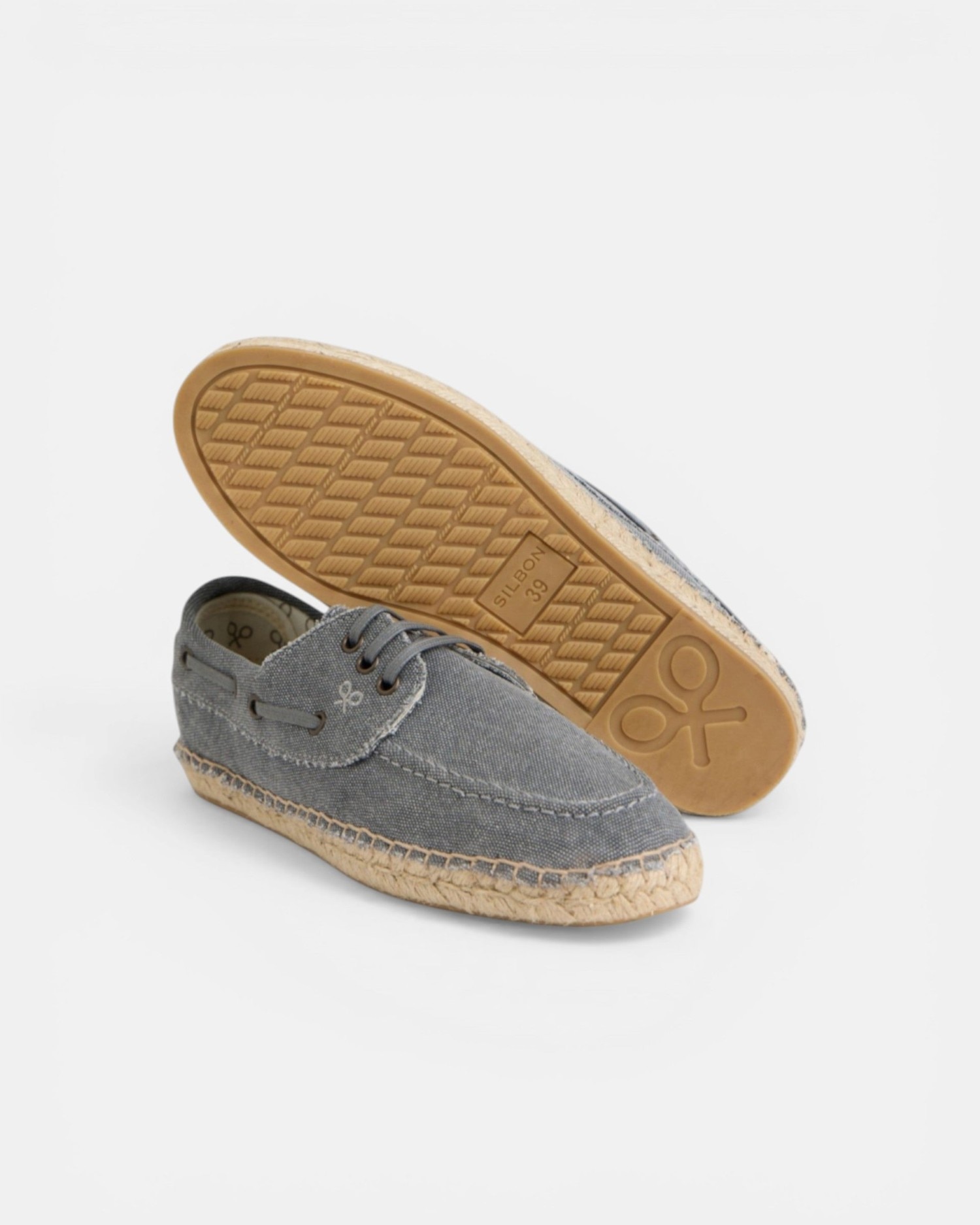 Alpargatas de hombre cubierta nautica - Silbon - Azul Azul-5