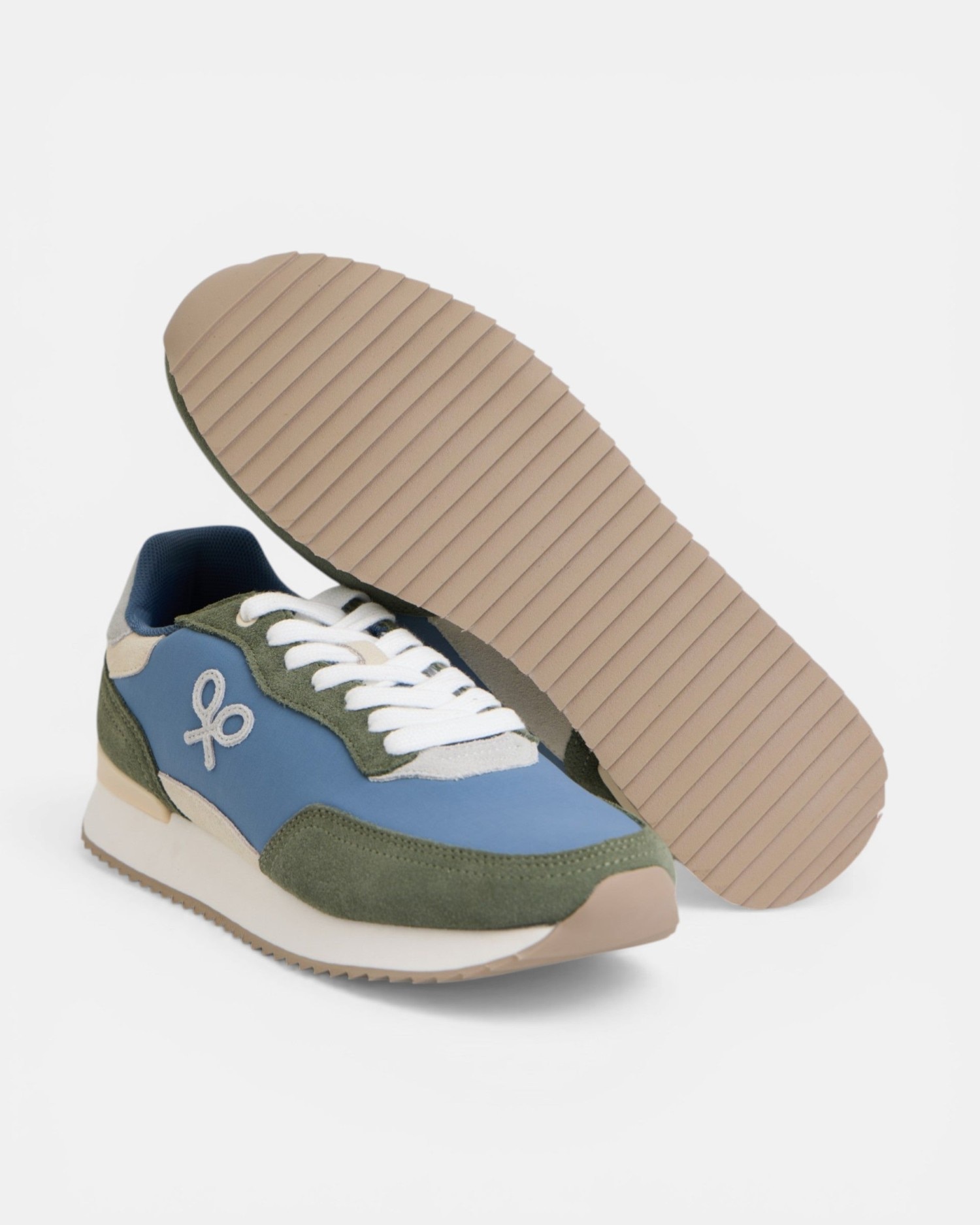 Deportivas running piel - Silbon - Verde Verde-5