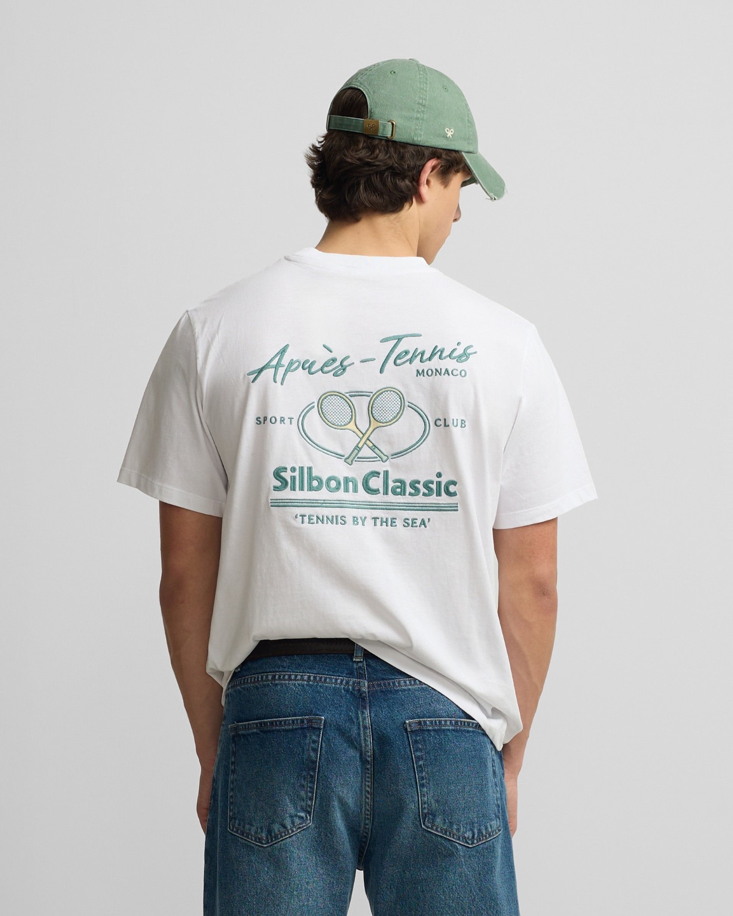 Camiseta de Manga corta apres tennis para hombre - Silbon - Blanco Blanco-2