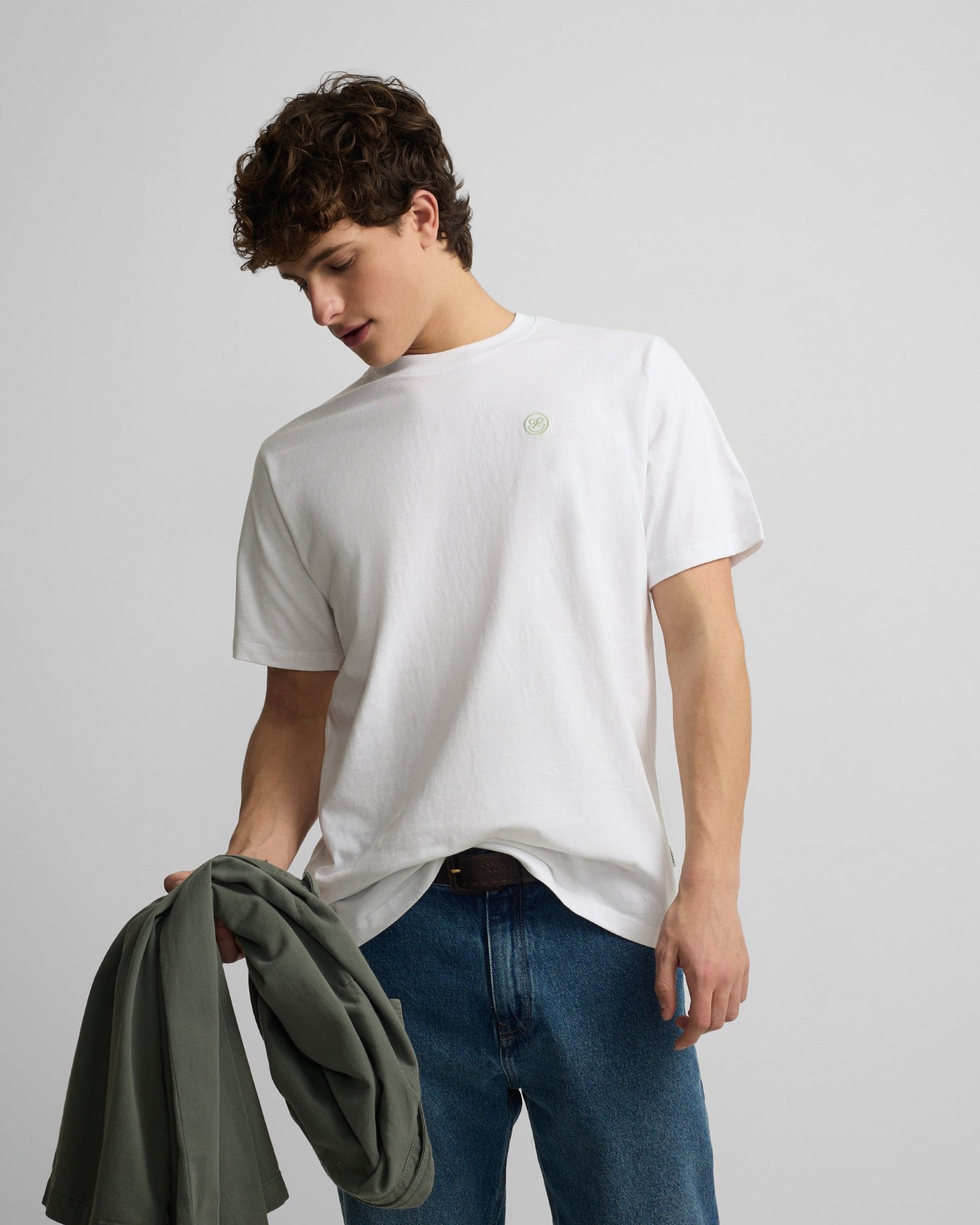 Silbon - Camiseta summer games blanco para hombre.