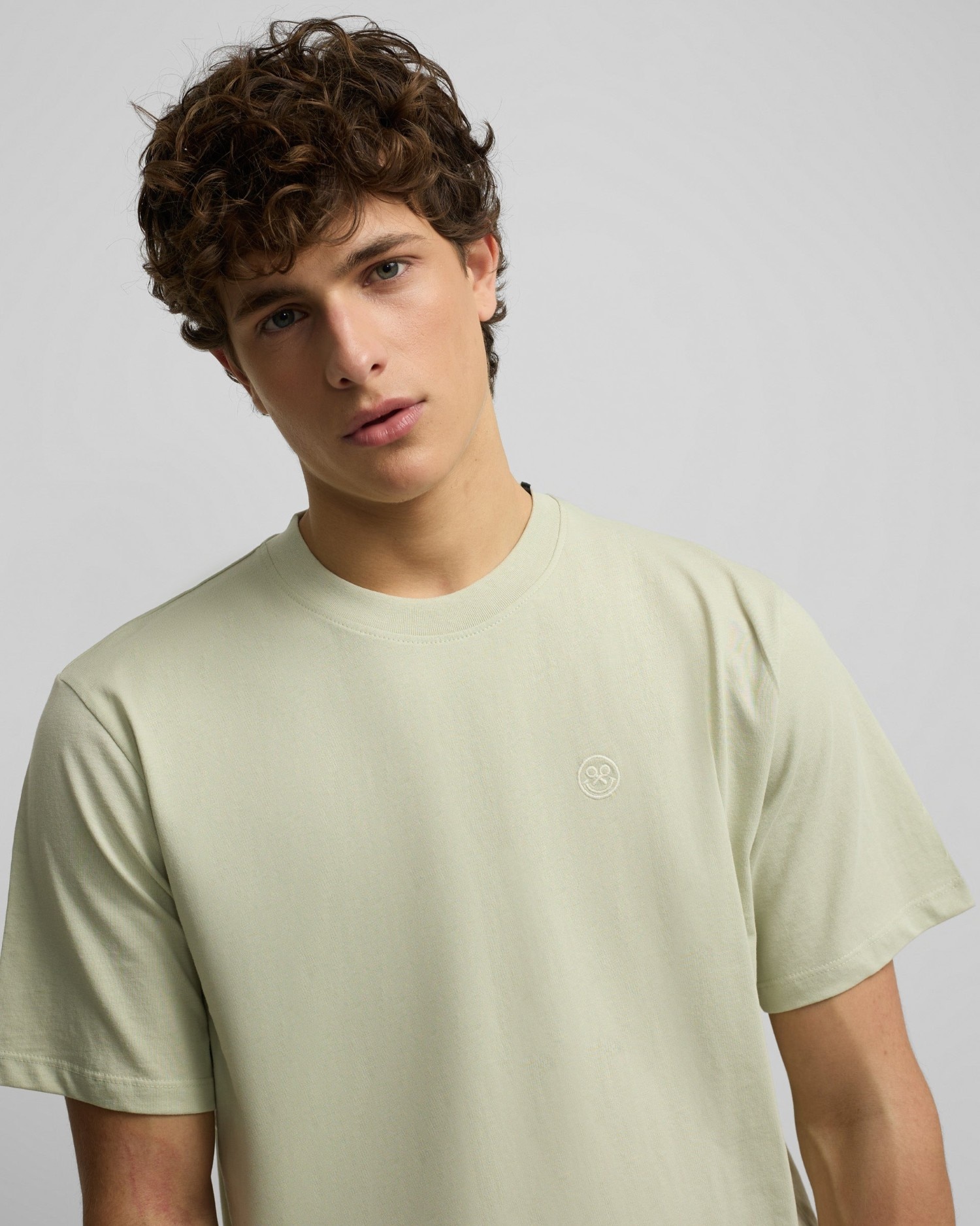 Camiseta summer games para hombre - Silbon - Blanco Verde claro-3