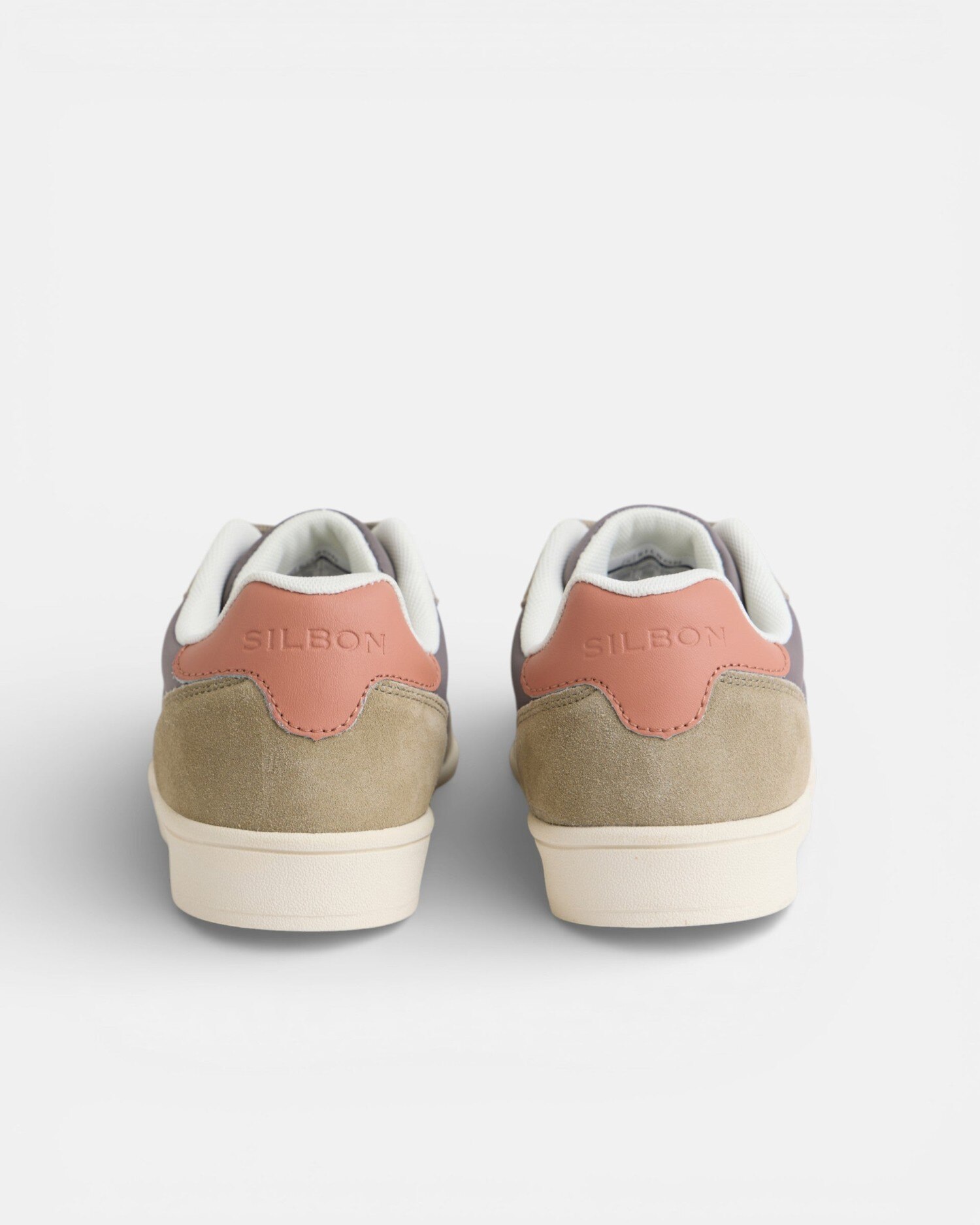 Zapatillas retro piel raqueta - Silbon - Verde Verde-5