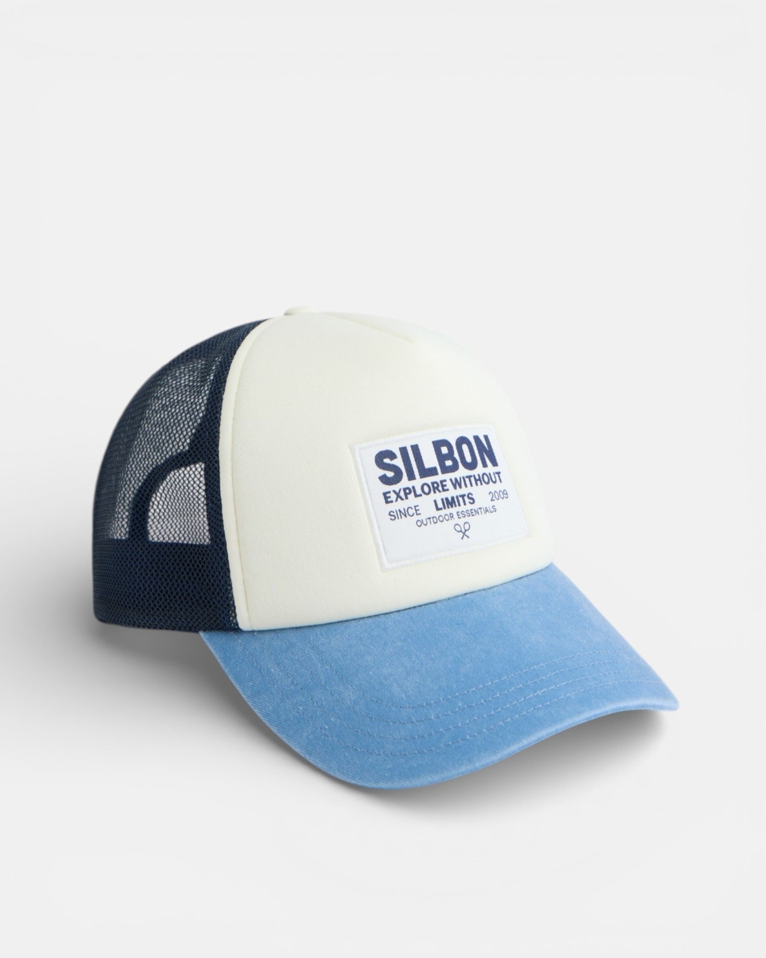 Gorra algodón trucker - Silbon - Azul Azul-1
